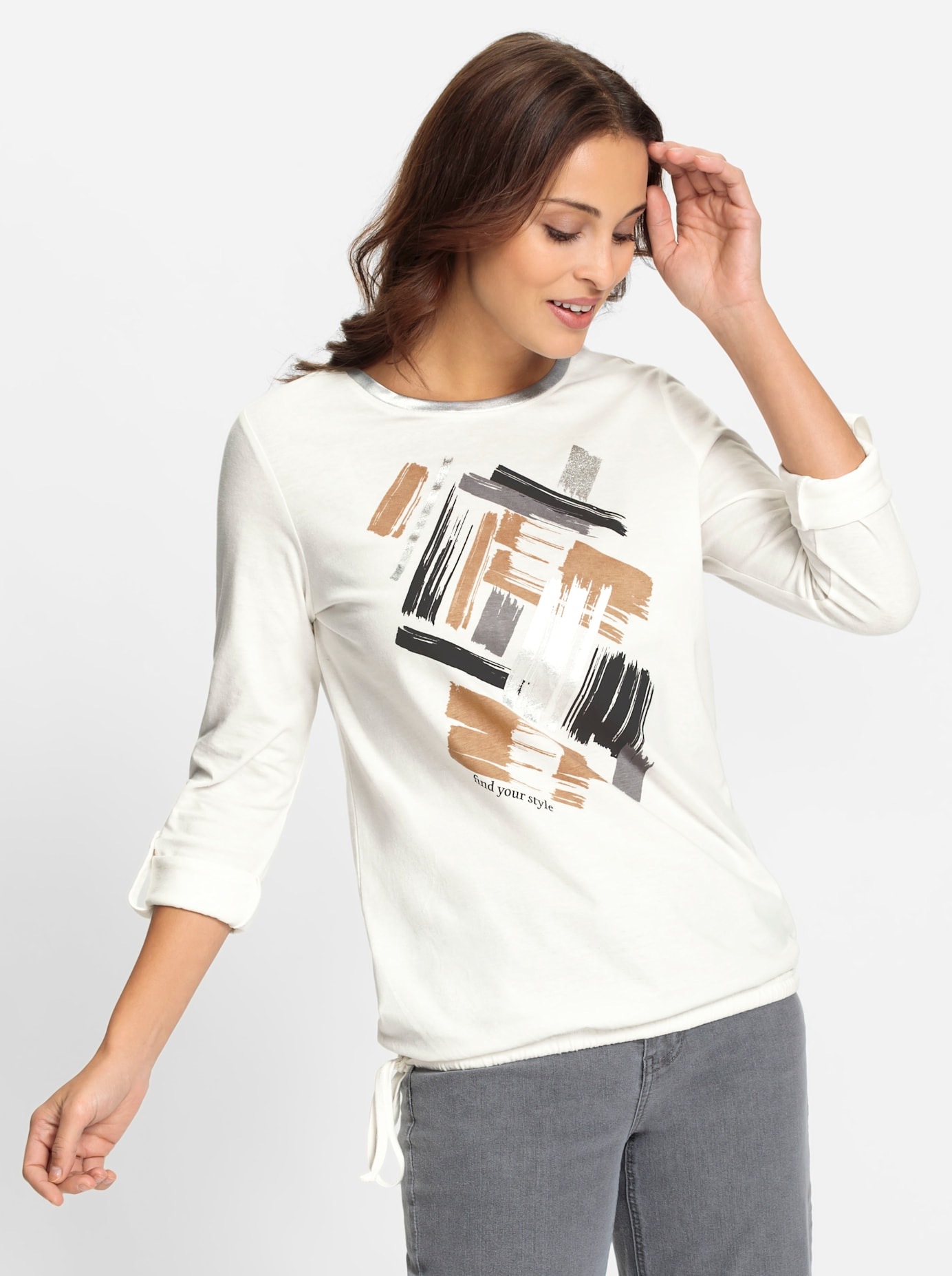 Inspirationen Langarmshirt "Print-Shirt", (1 tlg.) günstig online kaufen