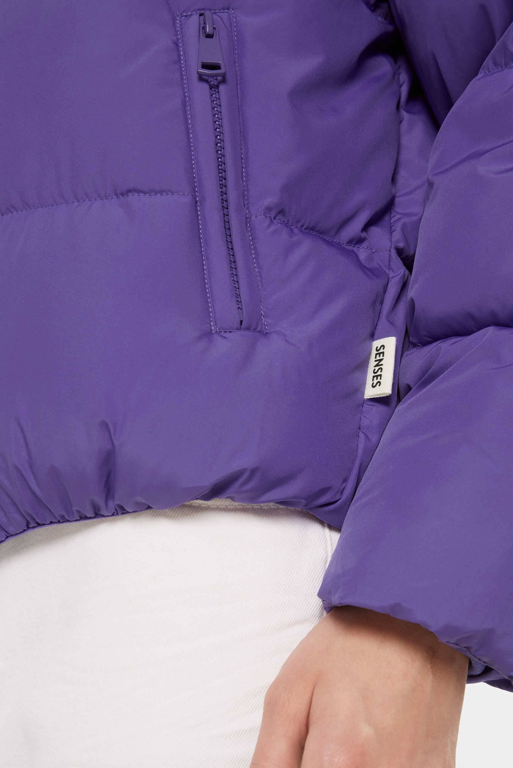 SENSES.THE LABEL Winterjacke mit Kapuze mit elastischen Steppnähten