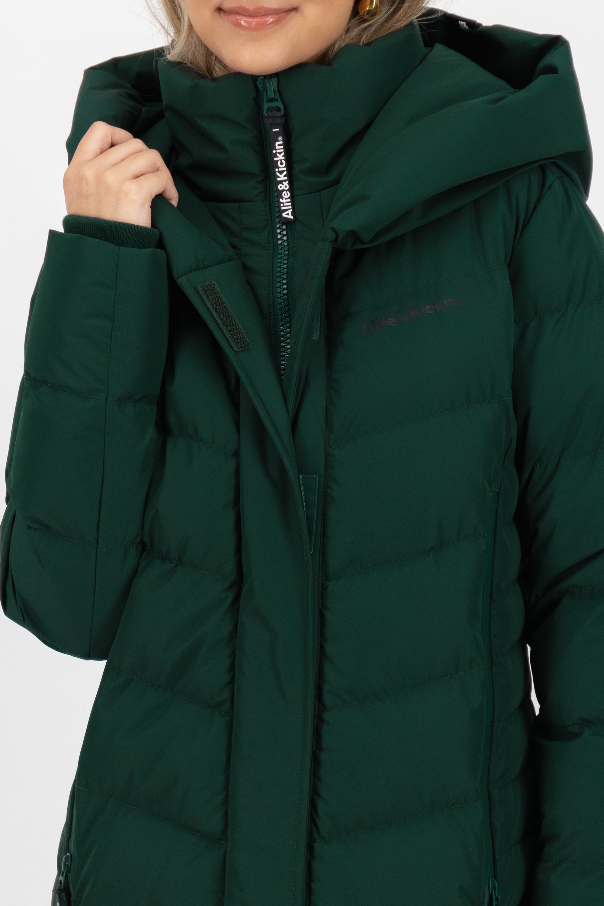 Alife & Kickin Winterjacke »Damen AngelaAK A«, Warme gefütterte Damen Winterjacke mit kuschligem Teddy-Innenfutter