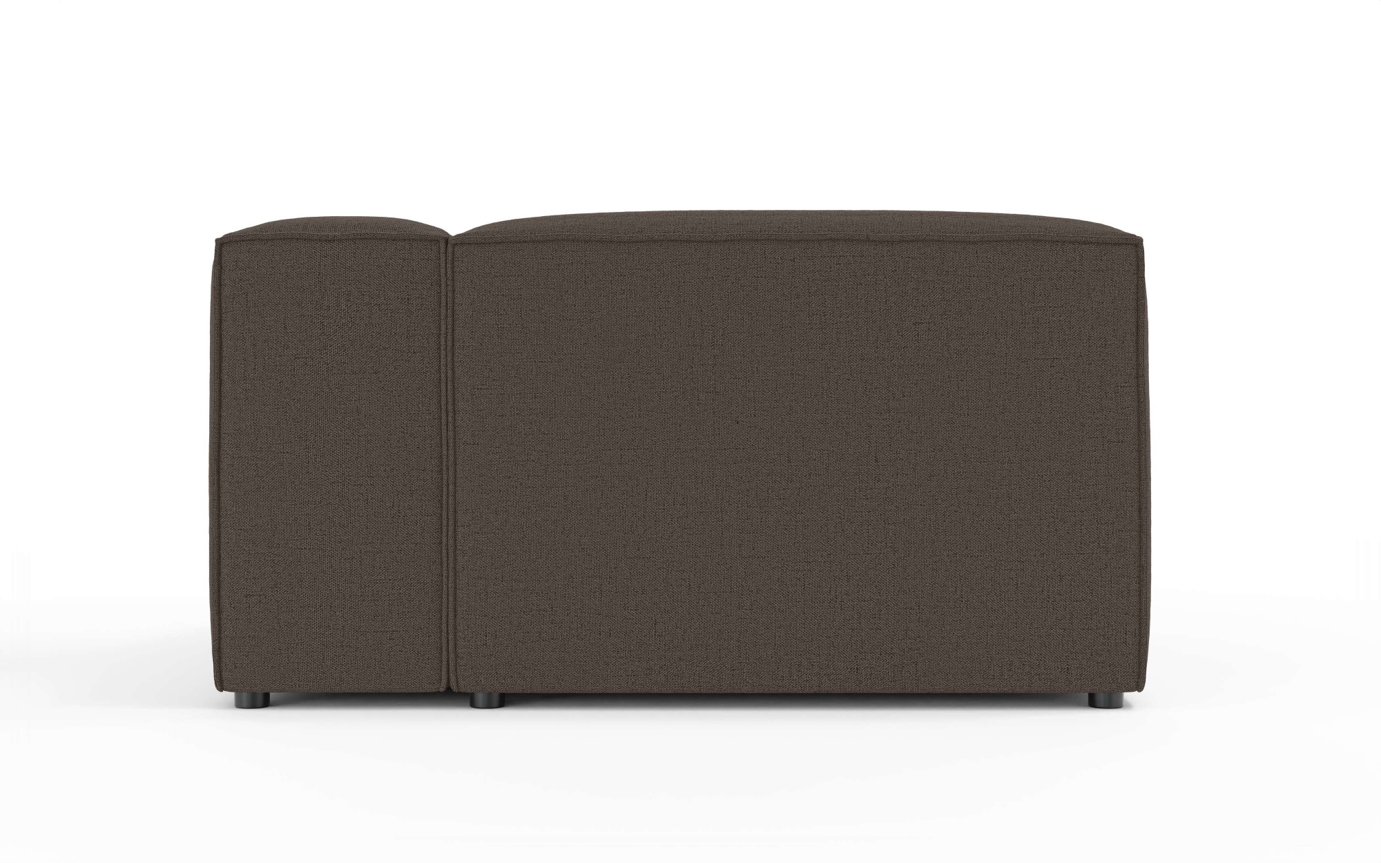INOSIGN Ottomane »HAILY links/rechts bestellbar, Loungemöbel, Maße B/T/H: 130/130/72 cm«, als Modul oder separat verwendbar, für individuelle Zusammenstellung