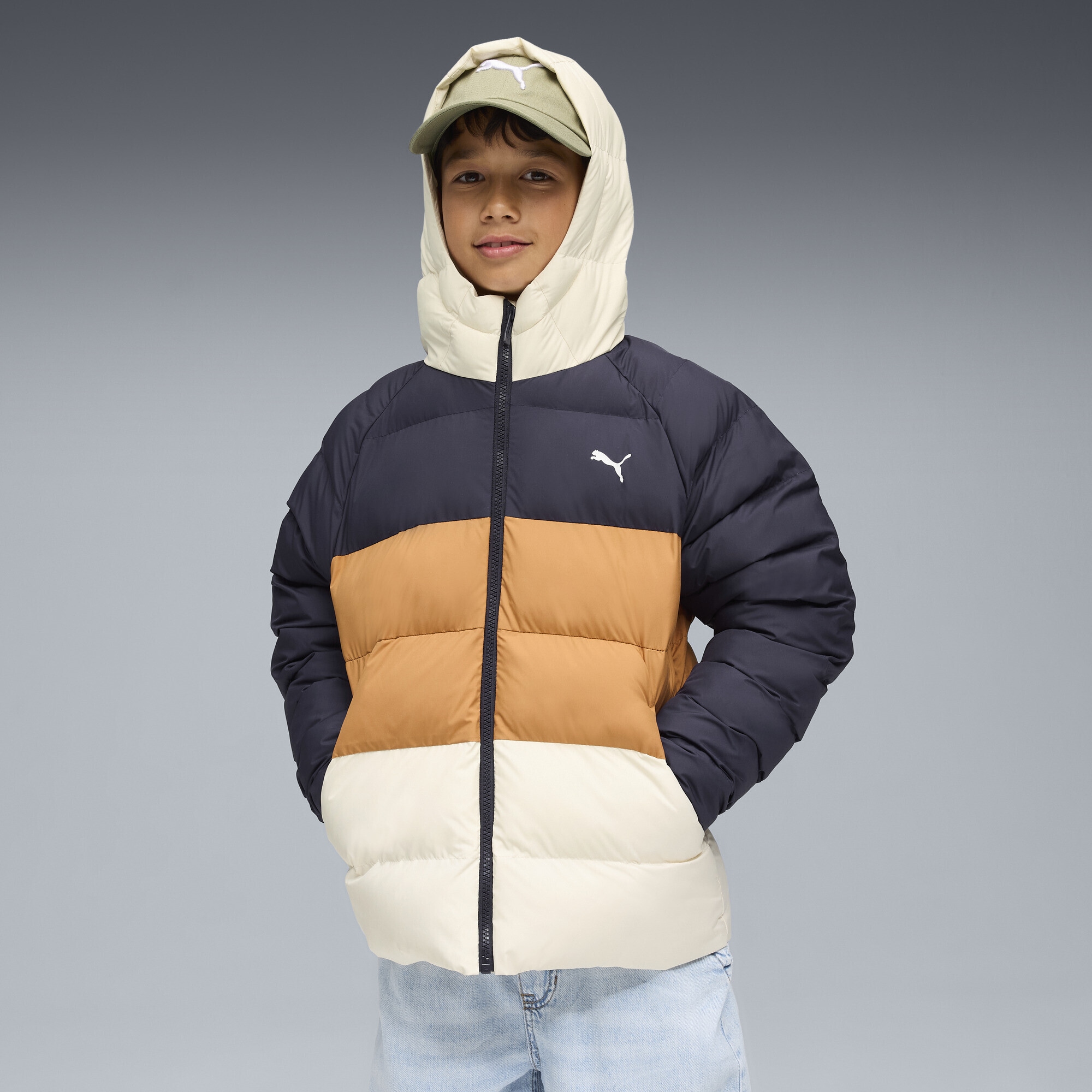 PUMA Winterjacke »Pufferjacke mit Kapuze Jugendliche«