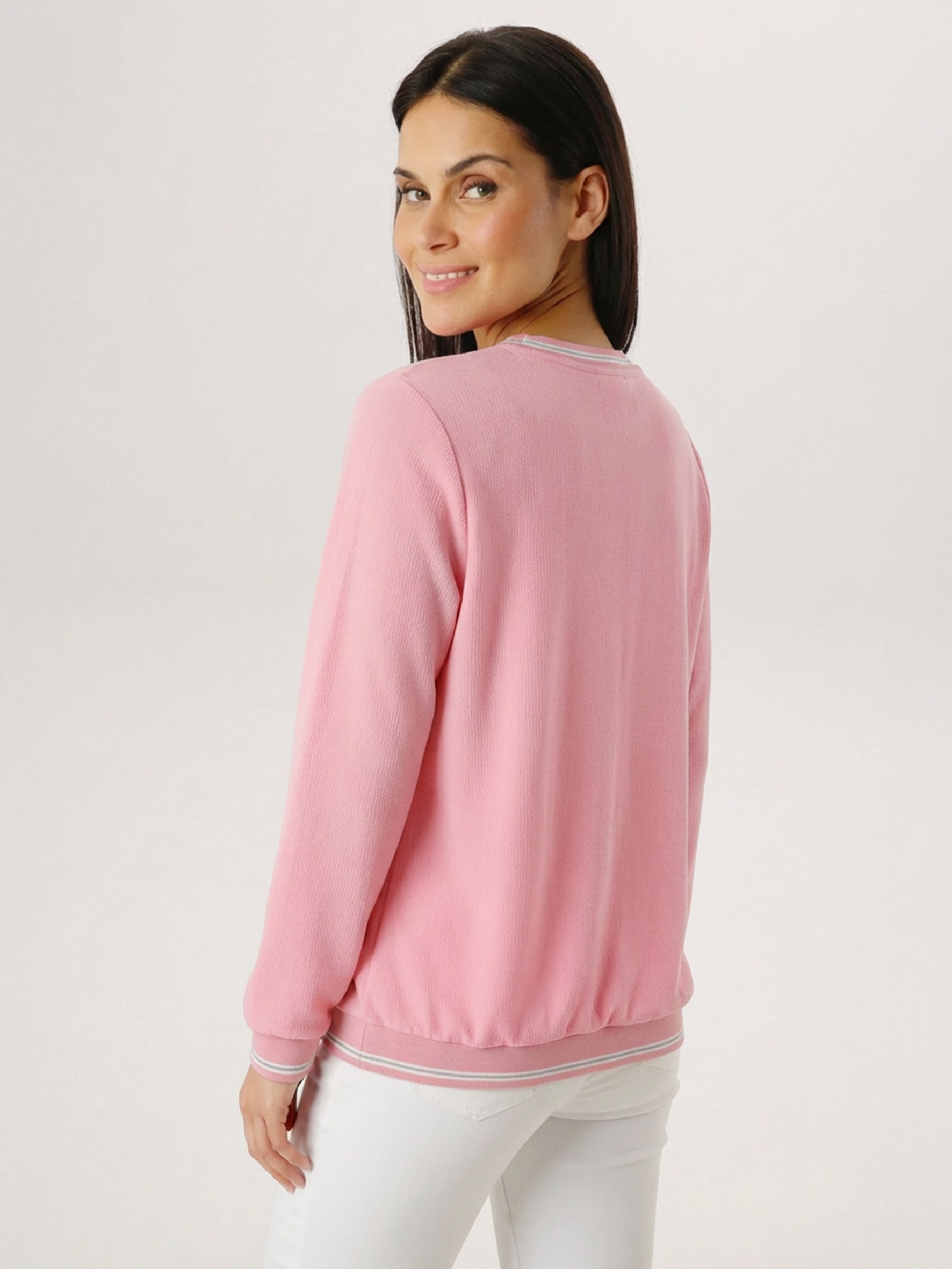 Aniston SELECTED Shirtbluse mit sportiven Bündchen