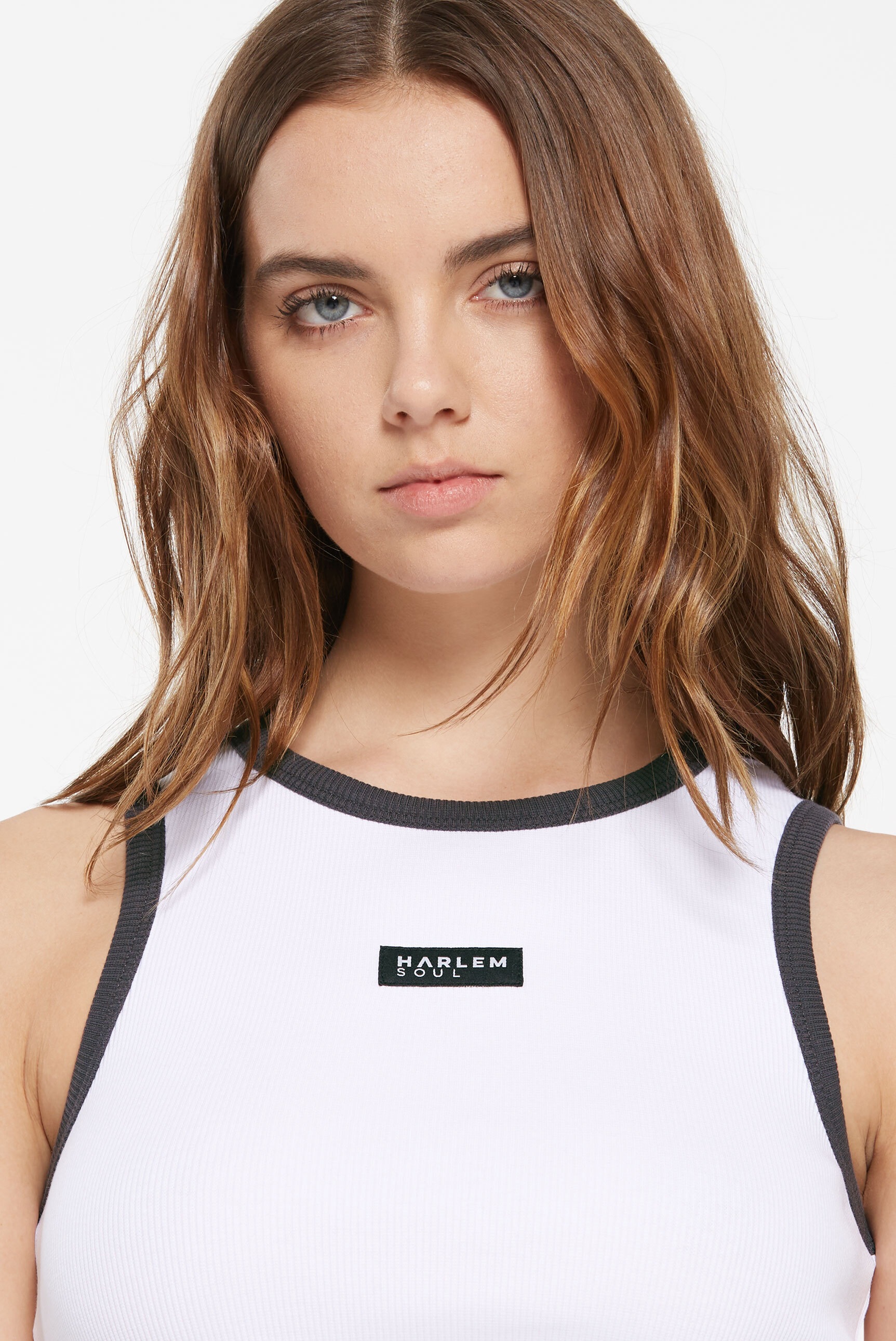 Harlem Soul Crop-Top mit Baumwolle