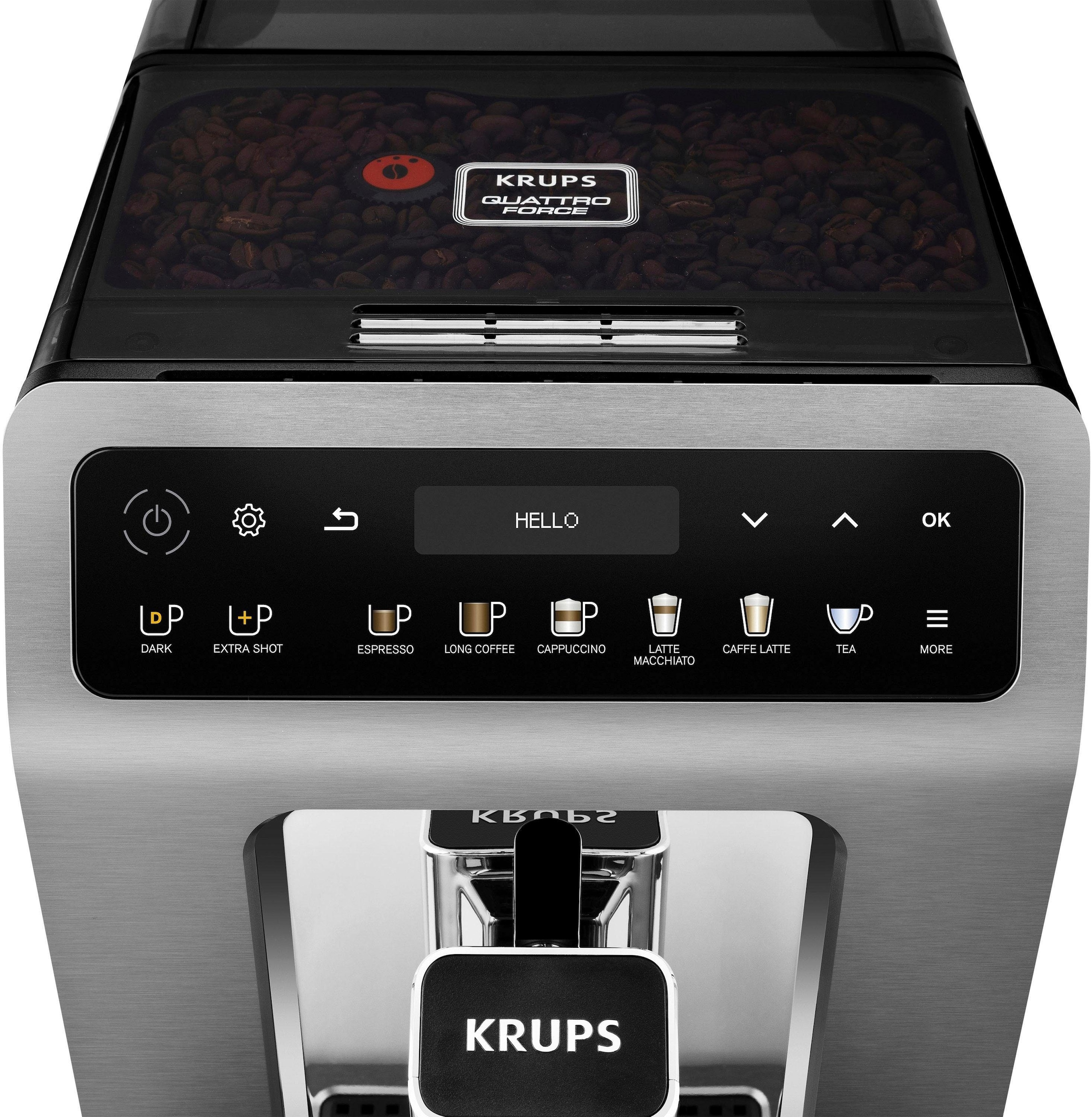 Krups Kaffeevollautomat »EA894T Evidence Plus«, mit vielen technischen Innovationen und Bedienungshighlights