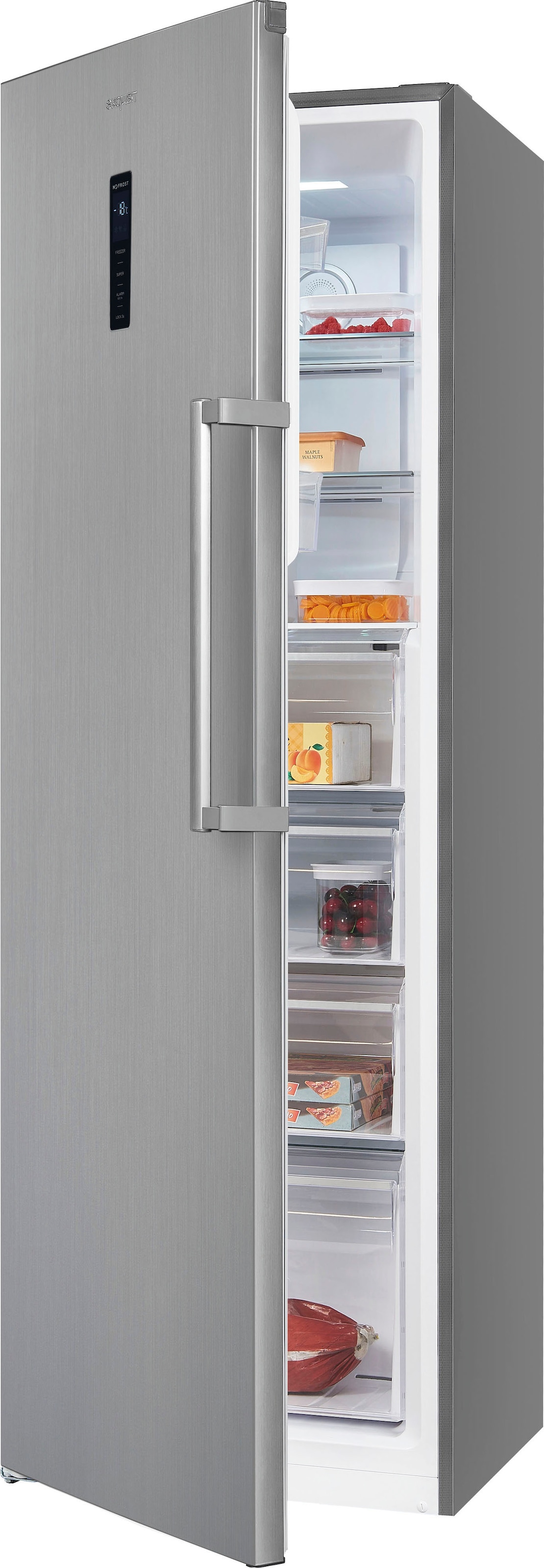 exquisit Gefrierschrank "GS295-NF-H-040D", 185 cm hoch, 60 cm breit