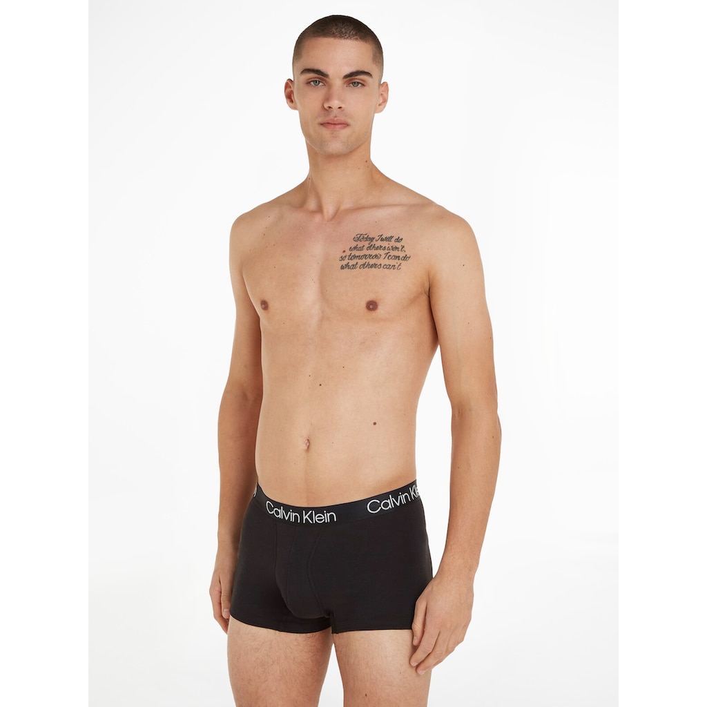 Calvin Klein Underwear Trunk, (Packung, 3 St.), mit Logoschriftzug auf dem Bund