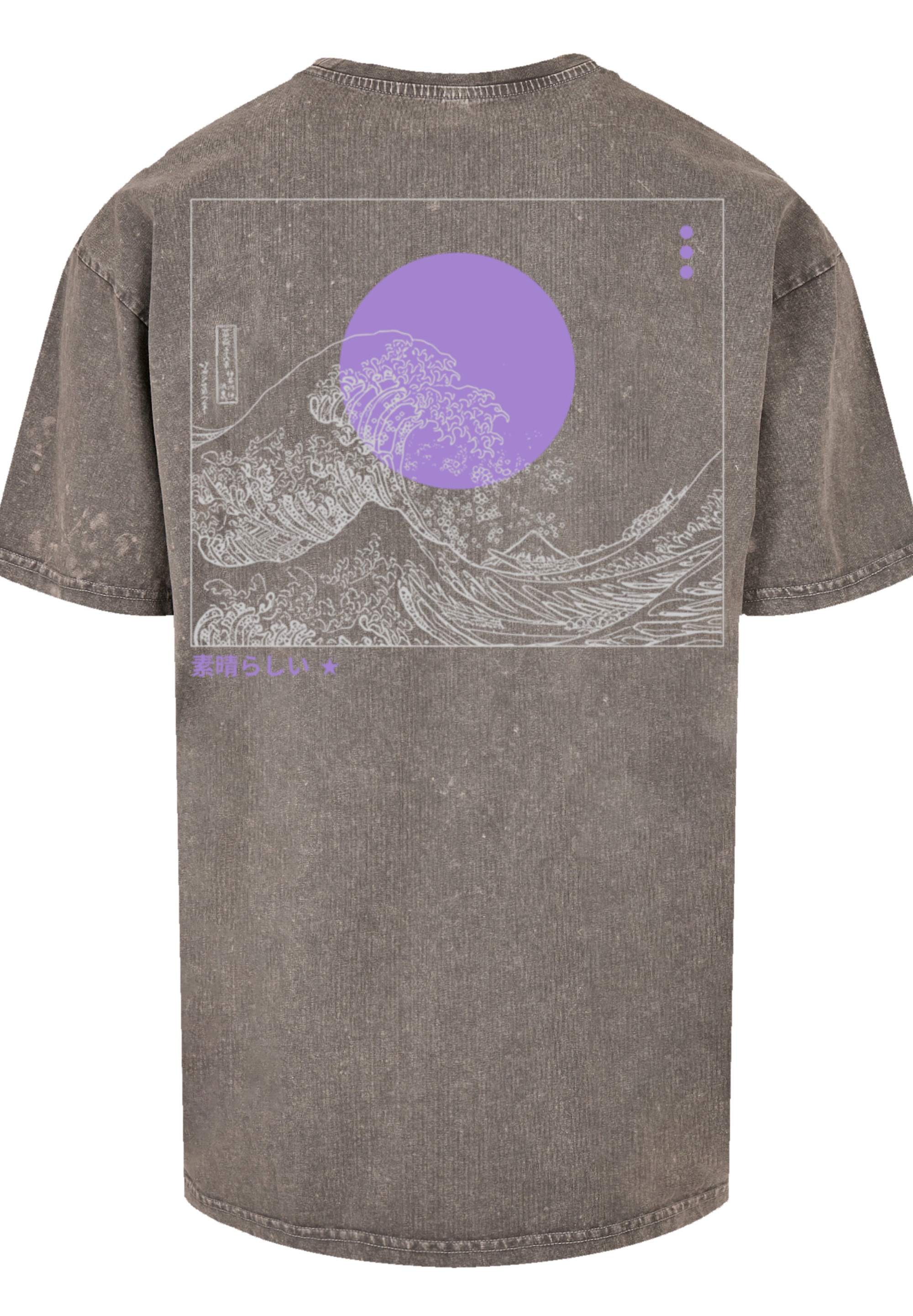 F4NT4STIC T-Shirt »Kanagawa Welle«, Print