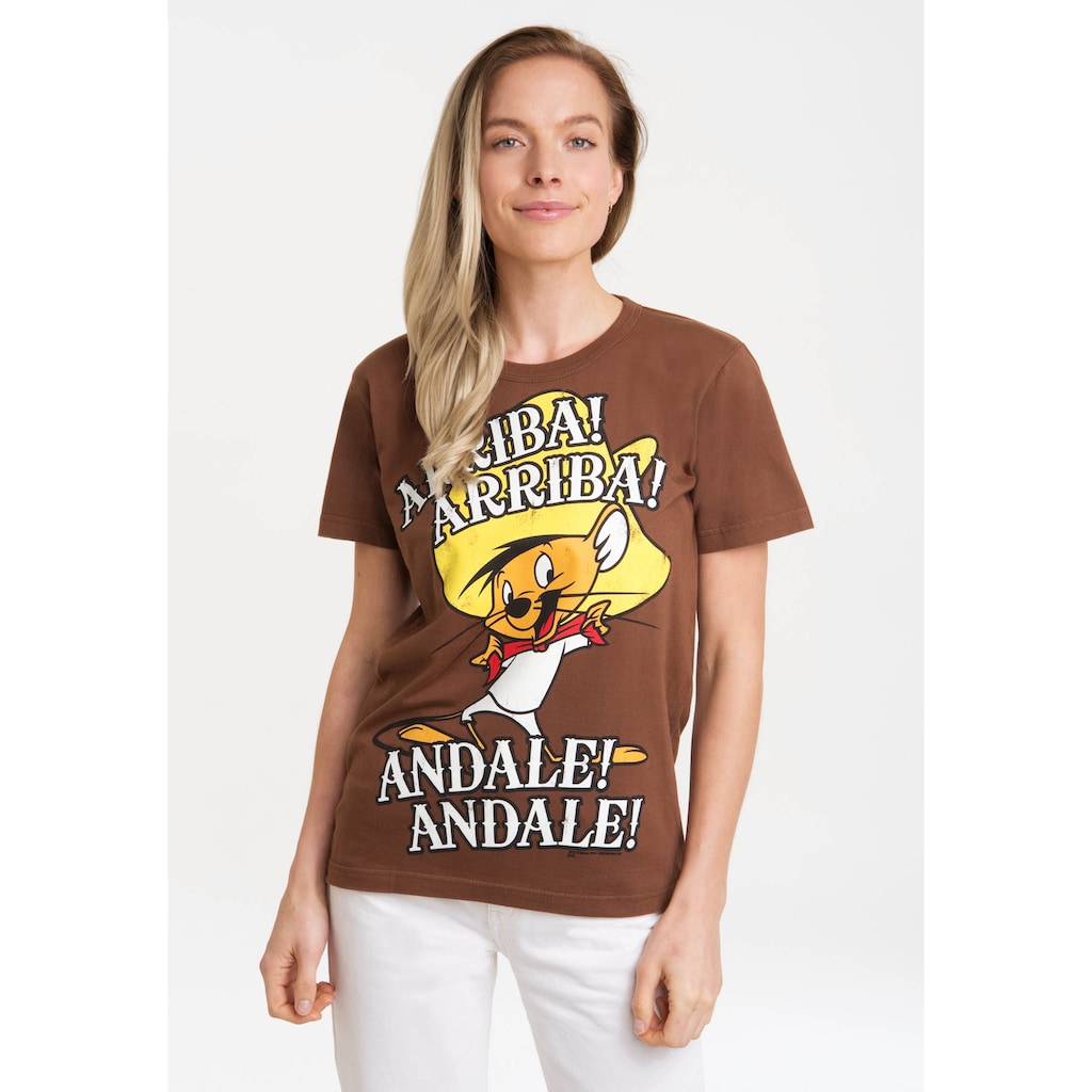 LOGOSHIRT T-Shirt »Looney Tunes - Speedy Gonzales«, mit lizenziertem Print