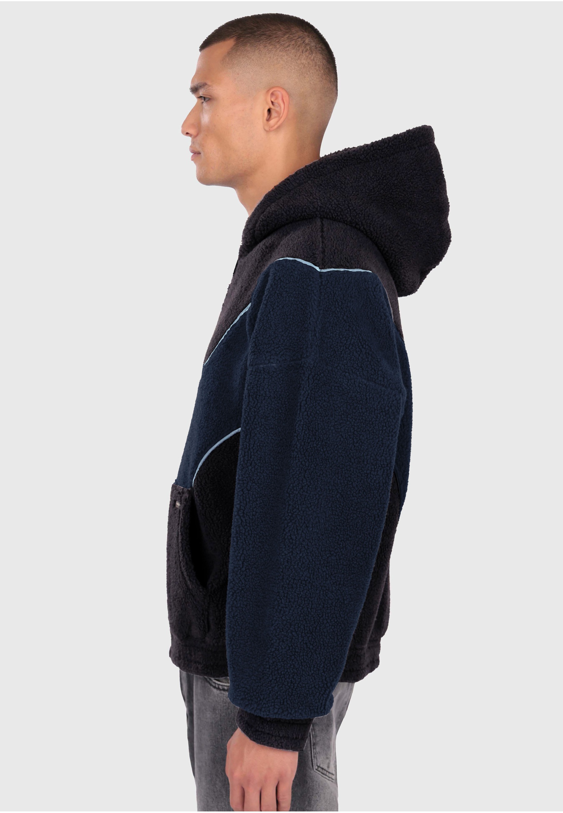 Dropsize Kapuzenpullover »Dropsize WAVY TEDDY ZIP HOODIE« 1