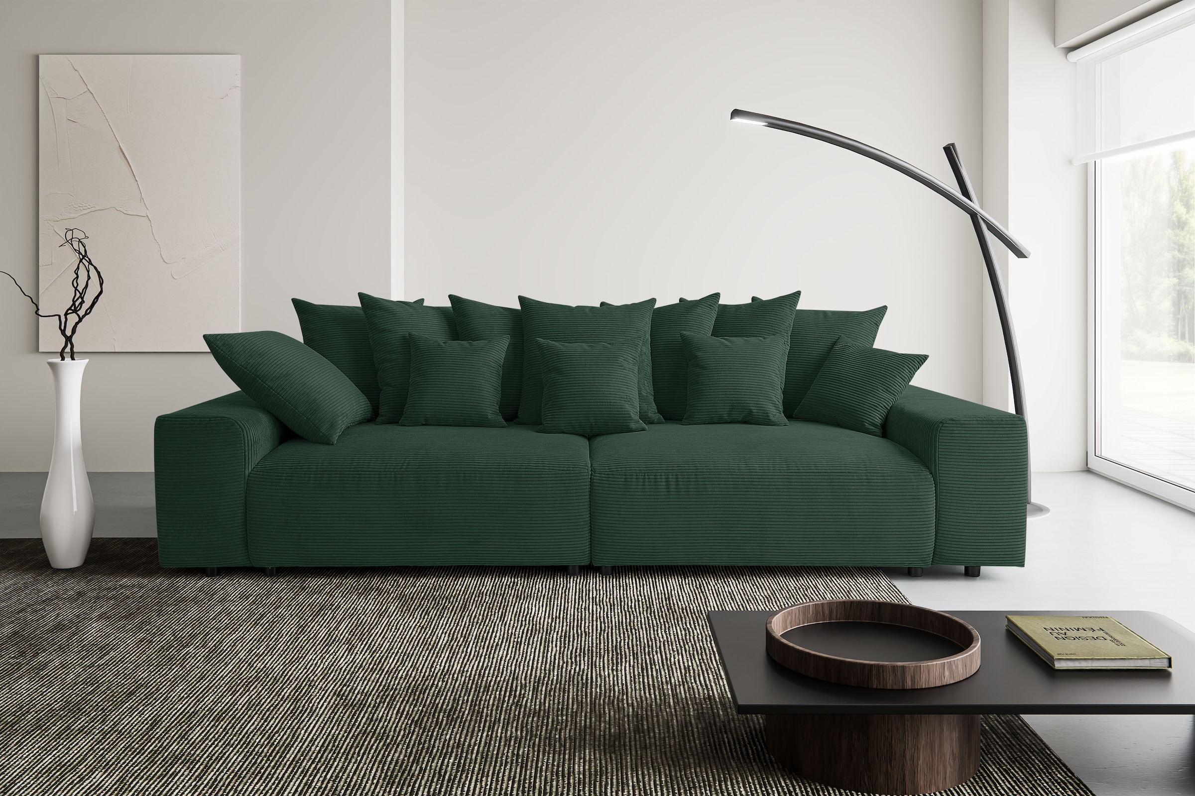 WERK2 Big-Sofa "Maxi Breite 290 cm, modern & bequem, viel Platz auf diesem Mega Sofa" Cord, XXL