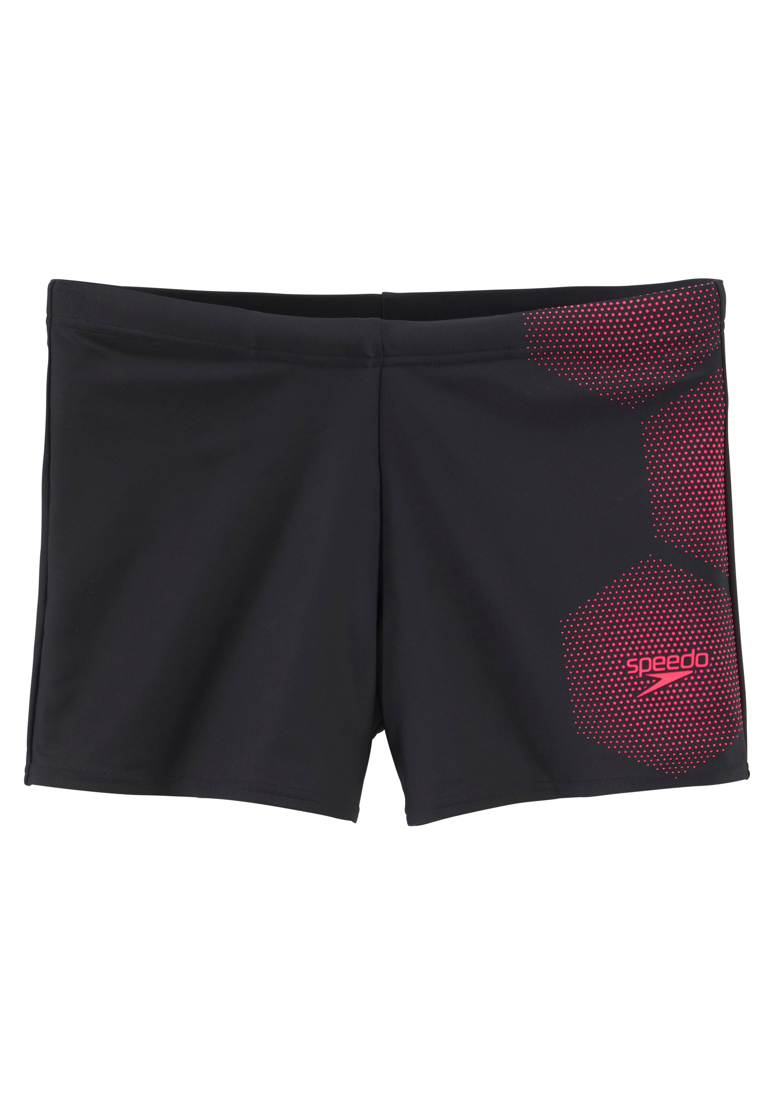 Speedo Boxer-Badehose, in klassicher Form schwarz Herren Badehosen Herrenbademode Boxer-Badehose