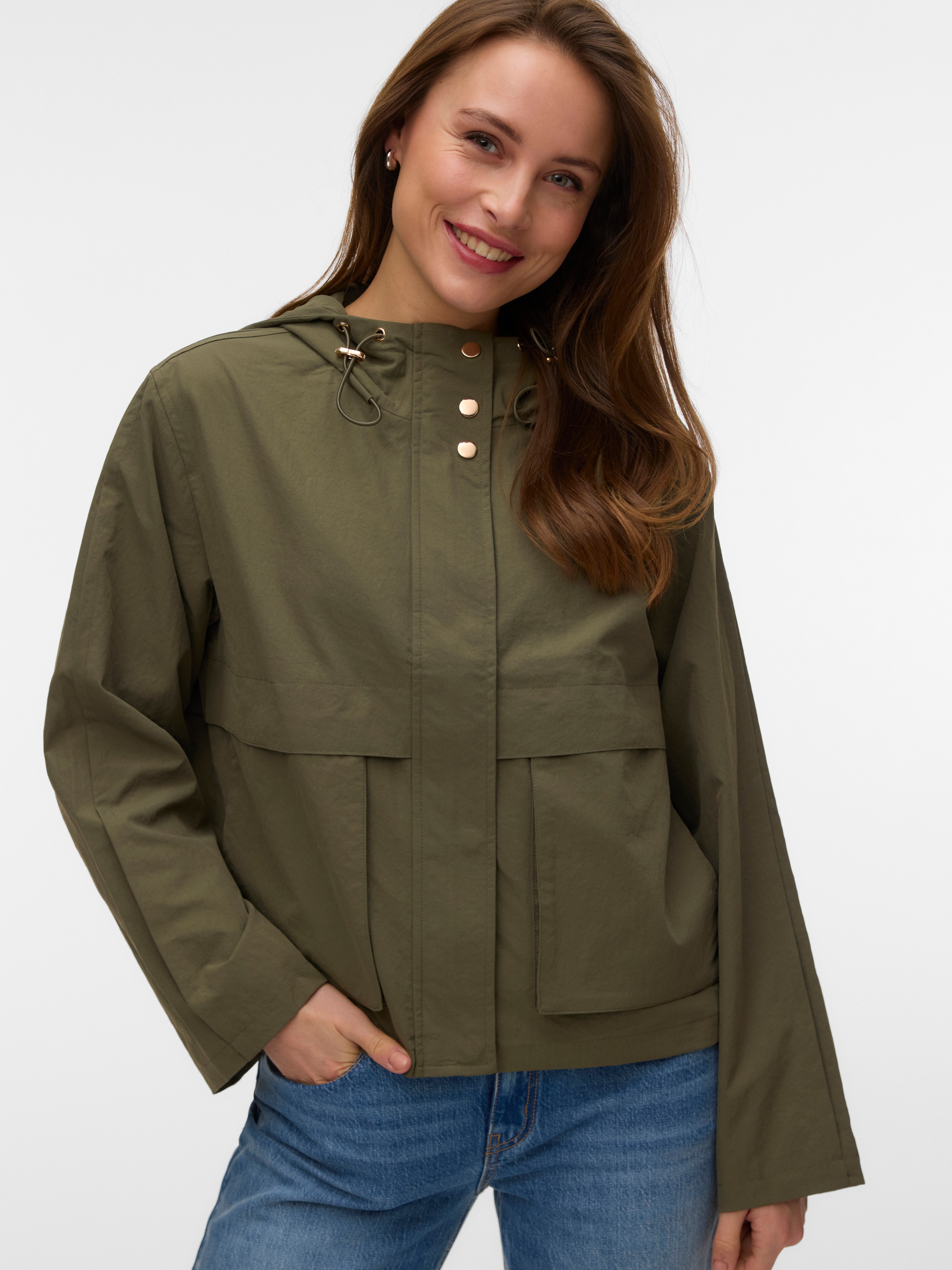 Vero Moda Parka "VMMICHELA SHORT PARKA" mit Kapuze Polyester günstig online kaufen