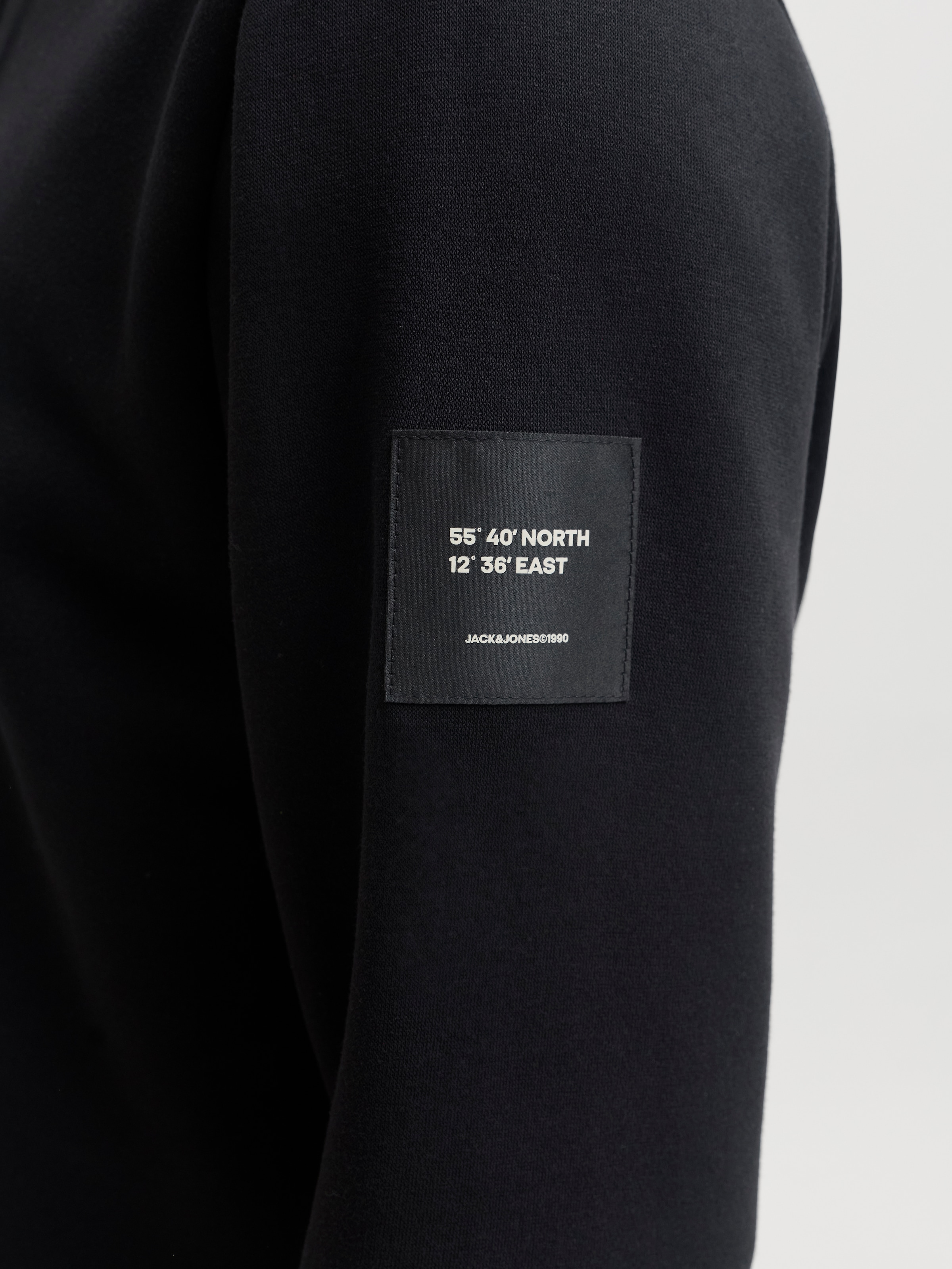 Jack & Jones »JJCLEVELAND SWEAT HOOD SN«, Materialmix, regular fit
