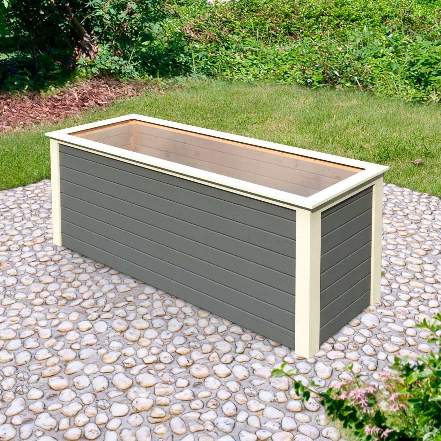 Thumbnail - Karibu Hochbeet "2" BxTxH: 254x94x92 cm