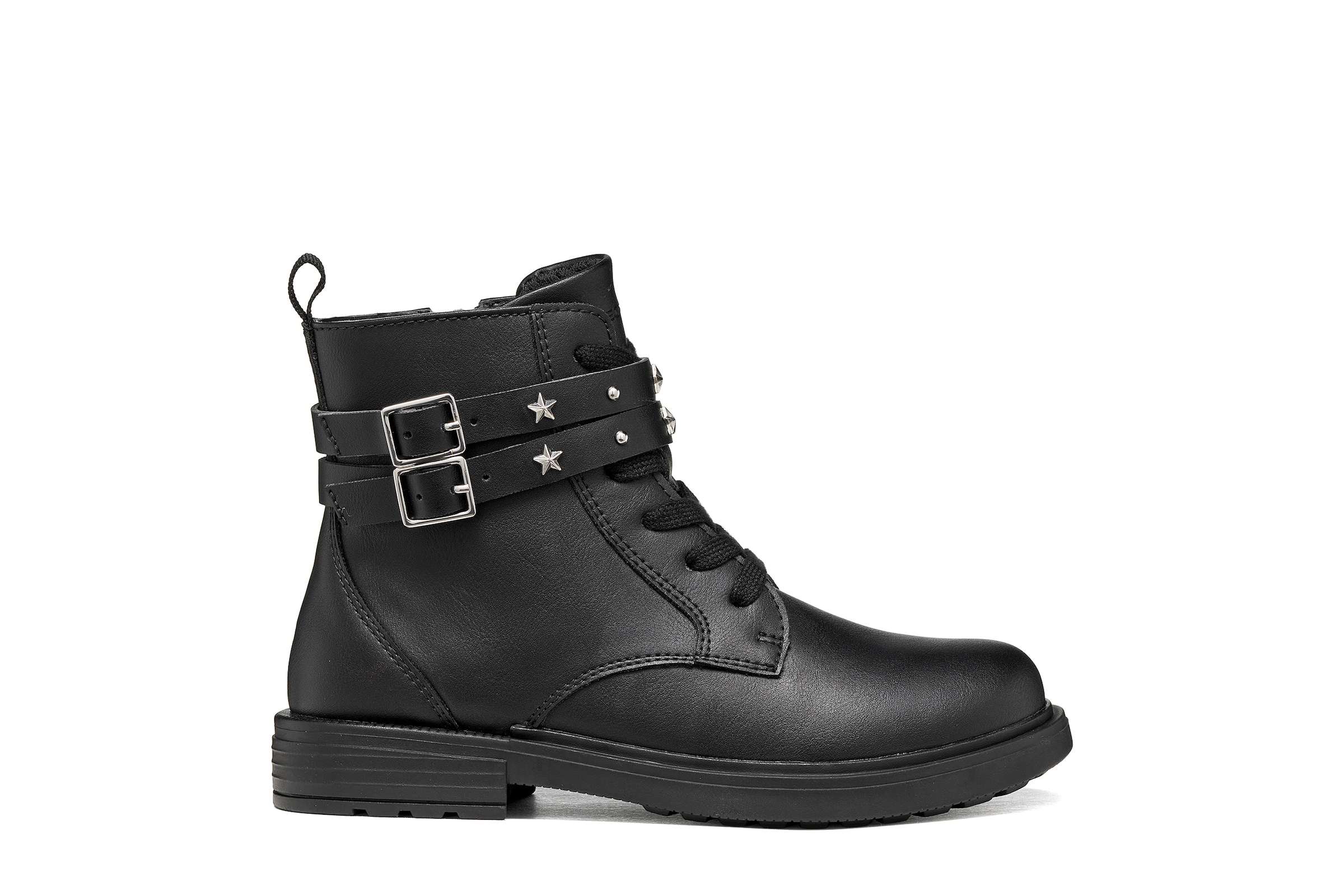 Geox Bikerboots »J ECLAIR GIRL«  Herbst Boots mit Reißverschluss, Größenschablone zum Download