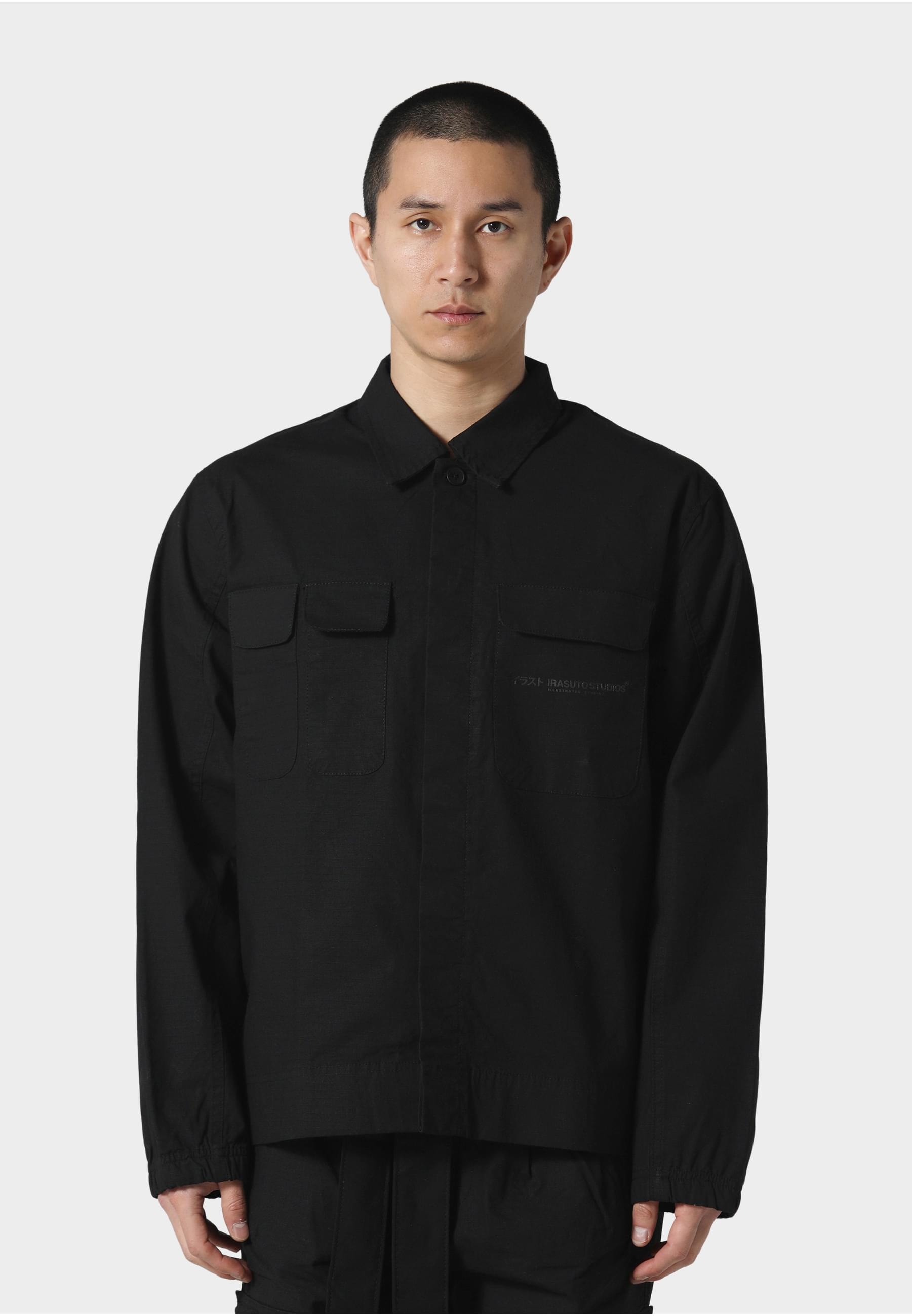 Irasuto Studios Allwetterjacke »Irasuto Studios RIP STOP COACH JACKET«, (1 St.), ohne Kapuze