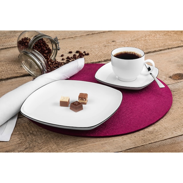 Seltmann Weiden Kaffeeservice »Geschirr-Set, Service Lido«, (Set, 18 tlg.),  harmonische Formensprache, Made in Germany, 18 Teile, für 6 Personen | BAUR