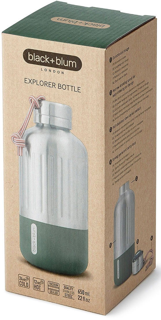 black+blum Isolierflasche »Explorer« Edelstahl, 650 ml