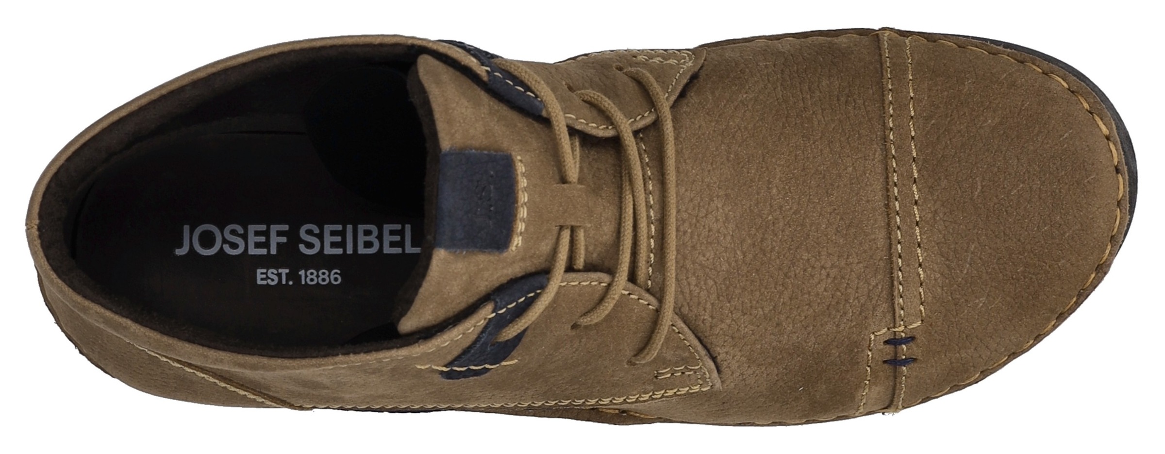 Josef Seibel Schnürboots »Fergey 43«, Boots, Komfortschuh mit Wechselfußbett aus Leder
