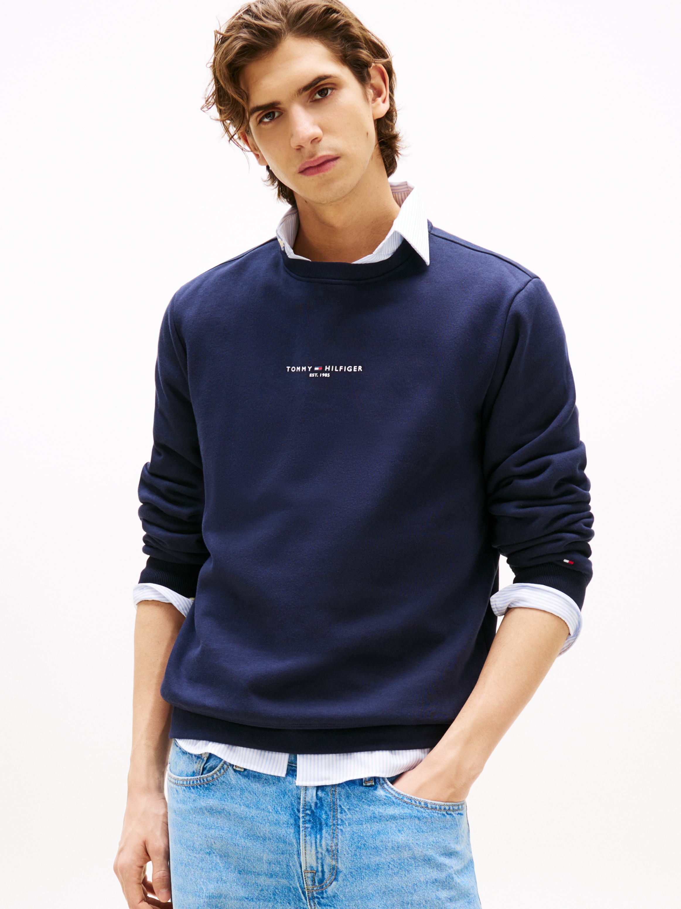 Tommy Hilfiger Sweatshirt »SMALL TOMMY LOGO CREWNECK«