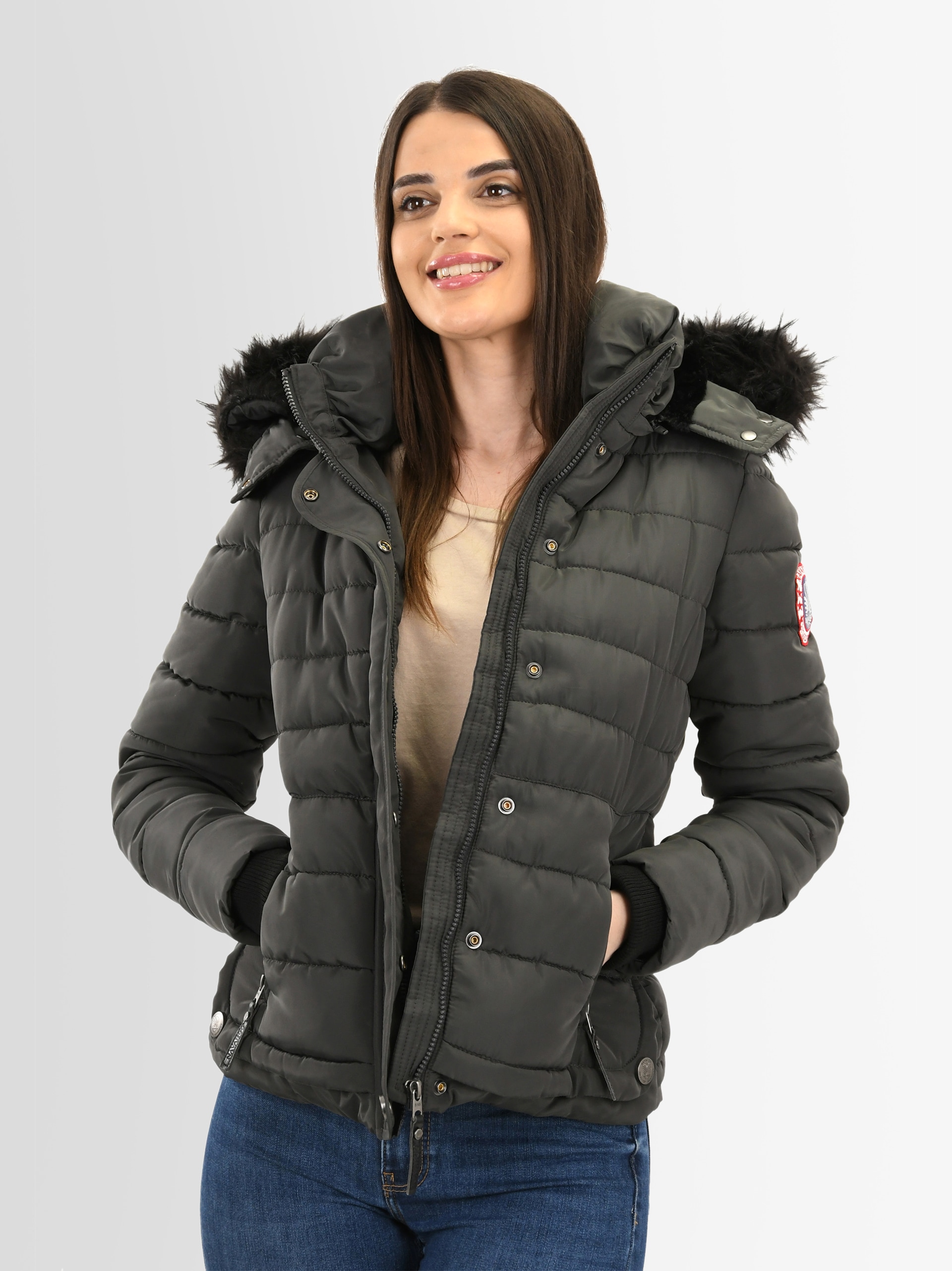 Verkaufsförderungsaktion Navahoo Steppjacke »Chloe«, Kapuze abnehmbarer Winterjacke online mit hochwertige bestellen BAUR 