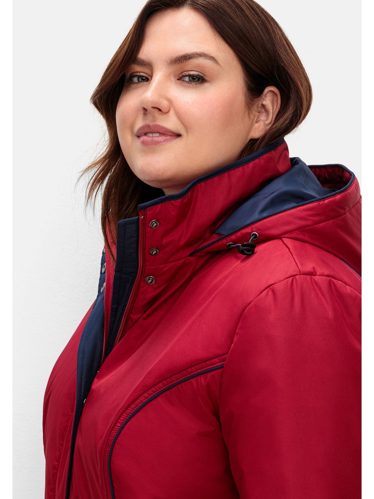 Sheego Outdoorjacke »Große Größen«, mit Kapuze, wärmend, wind- und wasserabweisend