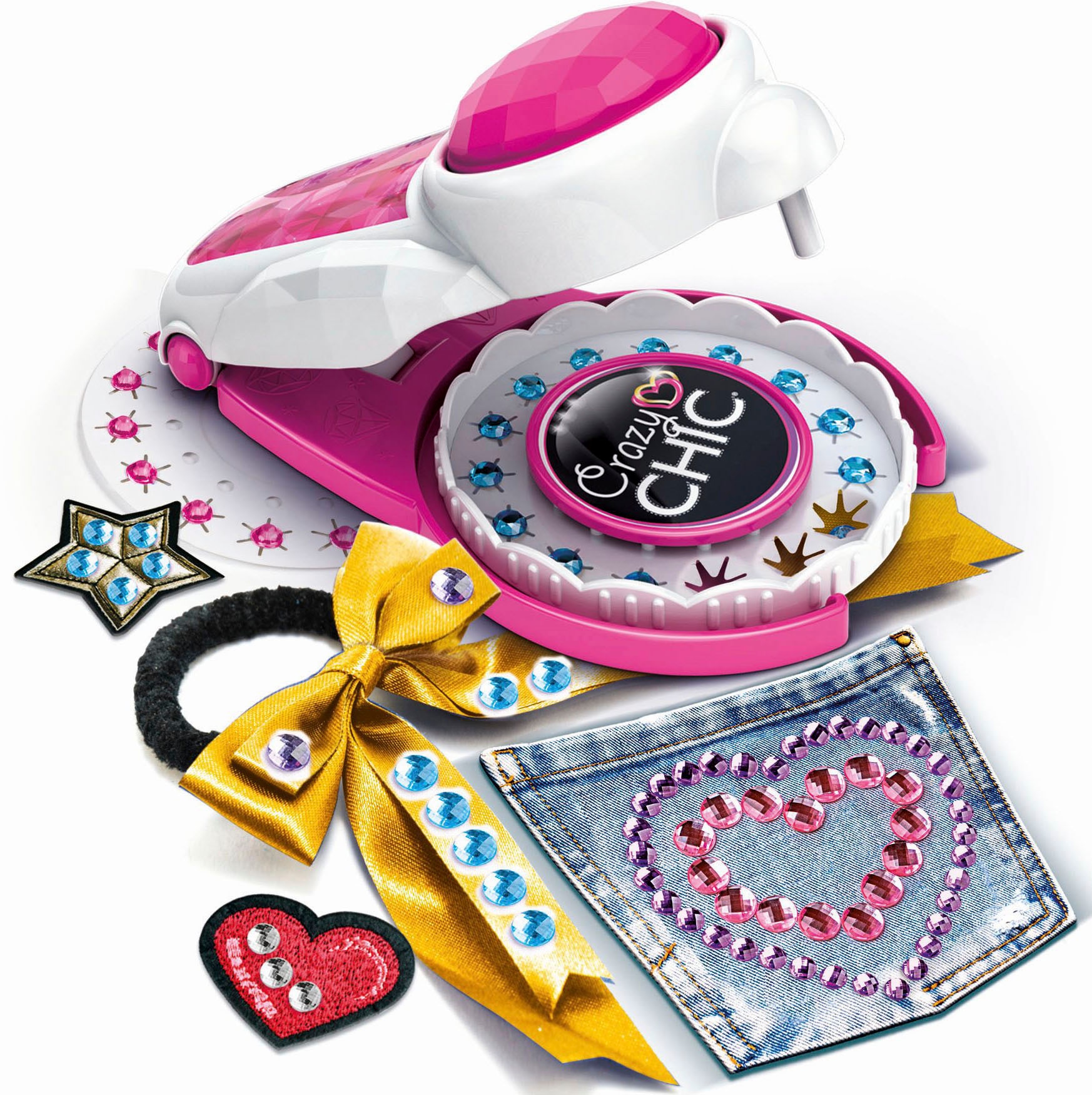 Clementoni® Kreativset »Crazy Chic, Strass-Maschine«, FSC® - schützt Wald - weltweit