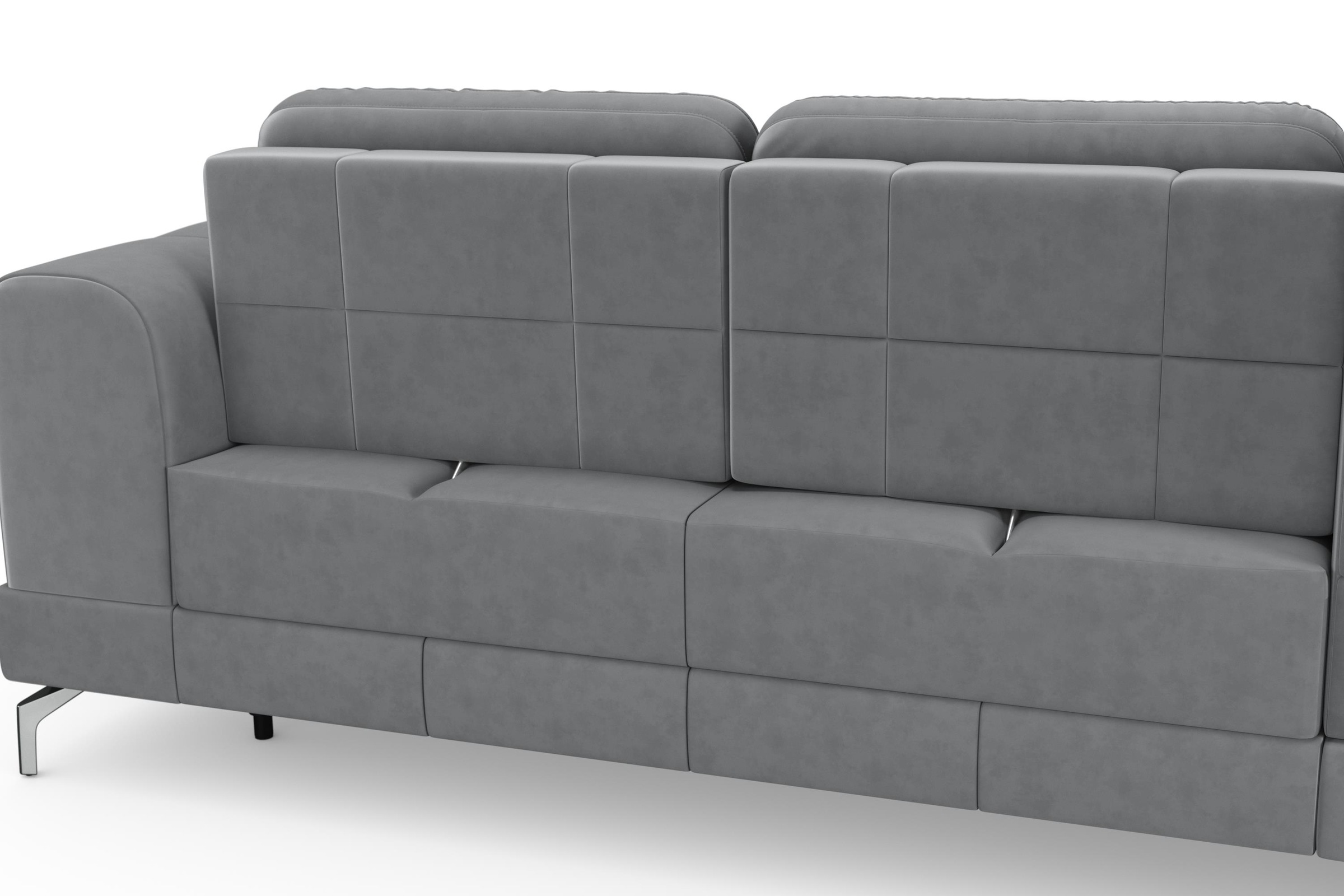 sit&more Ecksofa »Bendigo L-Form«, inklusive Sitztiefenverstellung, Bodenfreiheit 12 cm, in 2 Fußfarben
