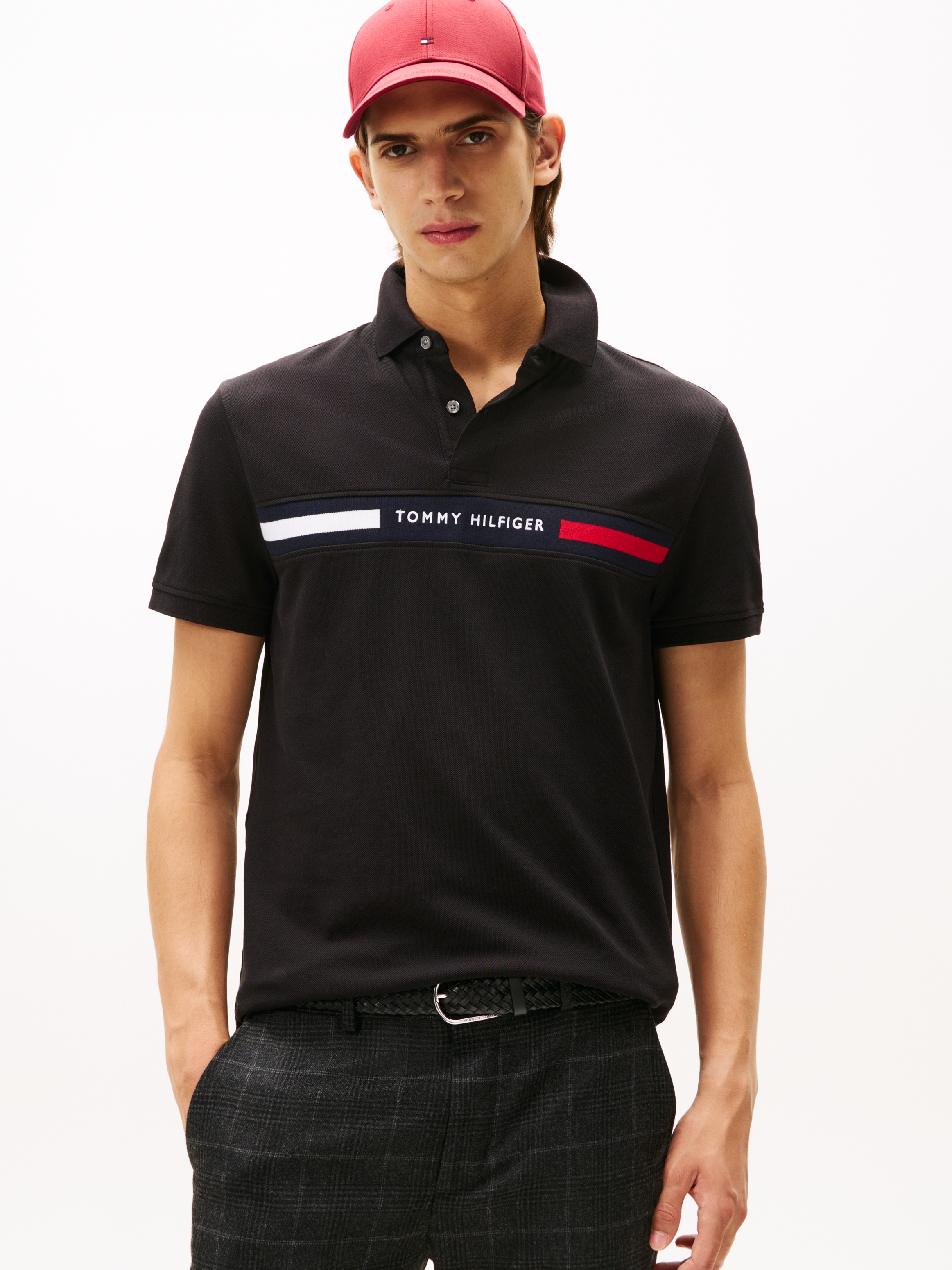 Tommy Hilfiger "HILFIGER CHEST INSERT REG POLO"