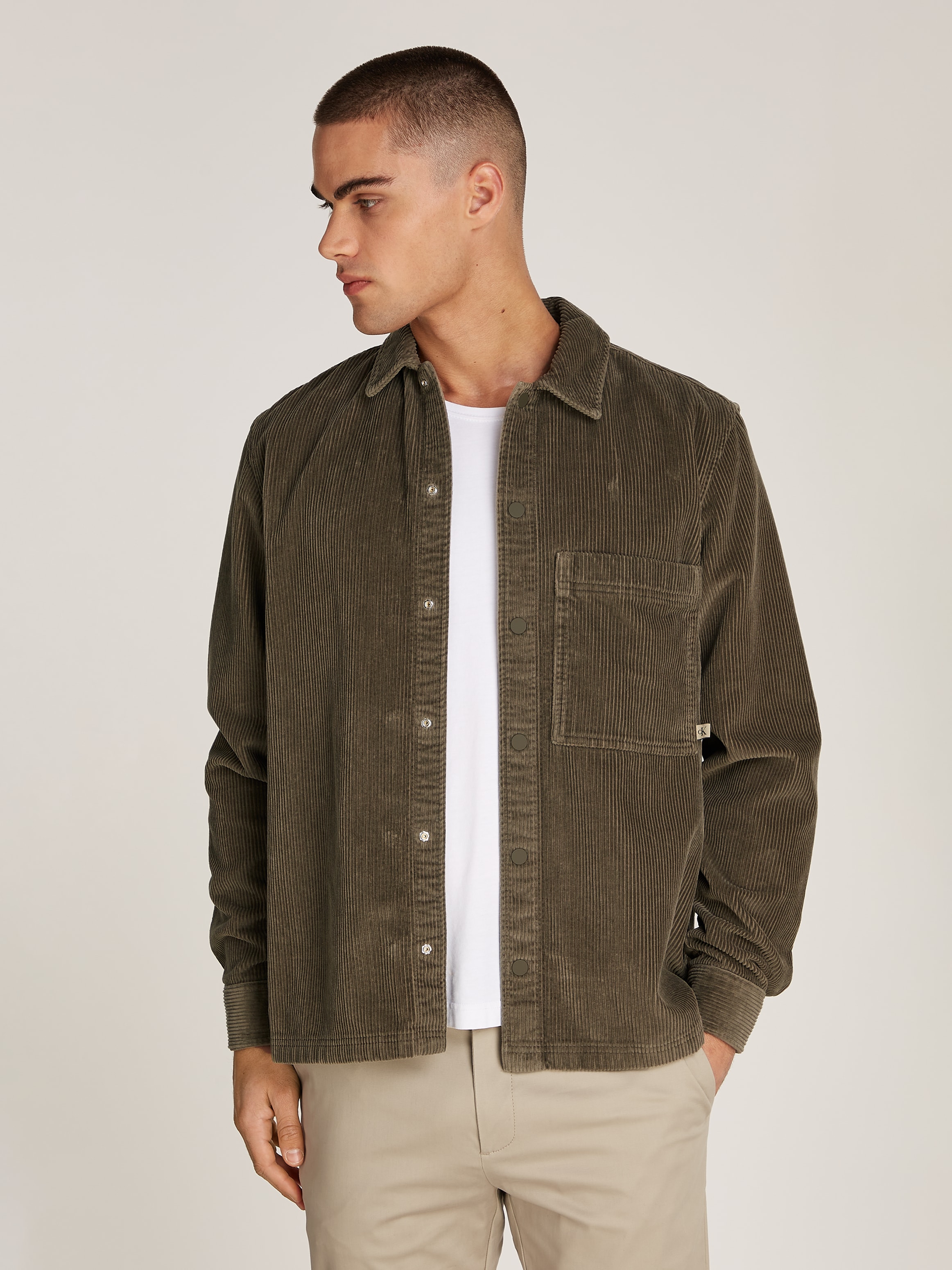 Calvin Klein Jeans Outdoorhemd "CORDUROY OVERSHIRT", in Cordqualität günstig online kaufen