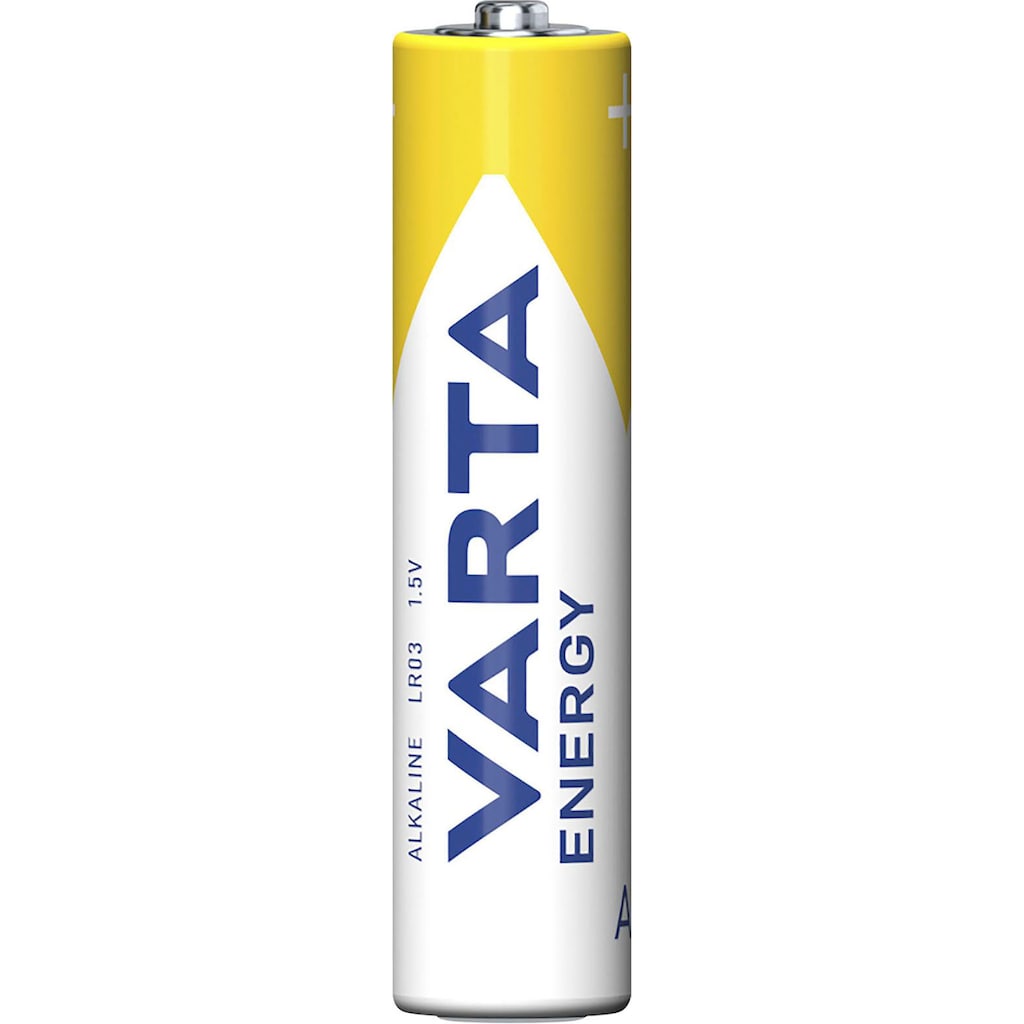 VARTA Batterie »30 er Pack ENERGY AAA Micro Batterie Set, made in Germany«, LR03, (Packung, 30 St.), bis zu 5 Jahren lagerfähig!