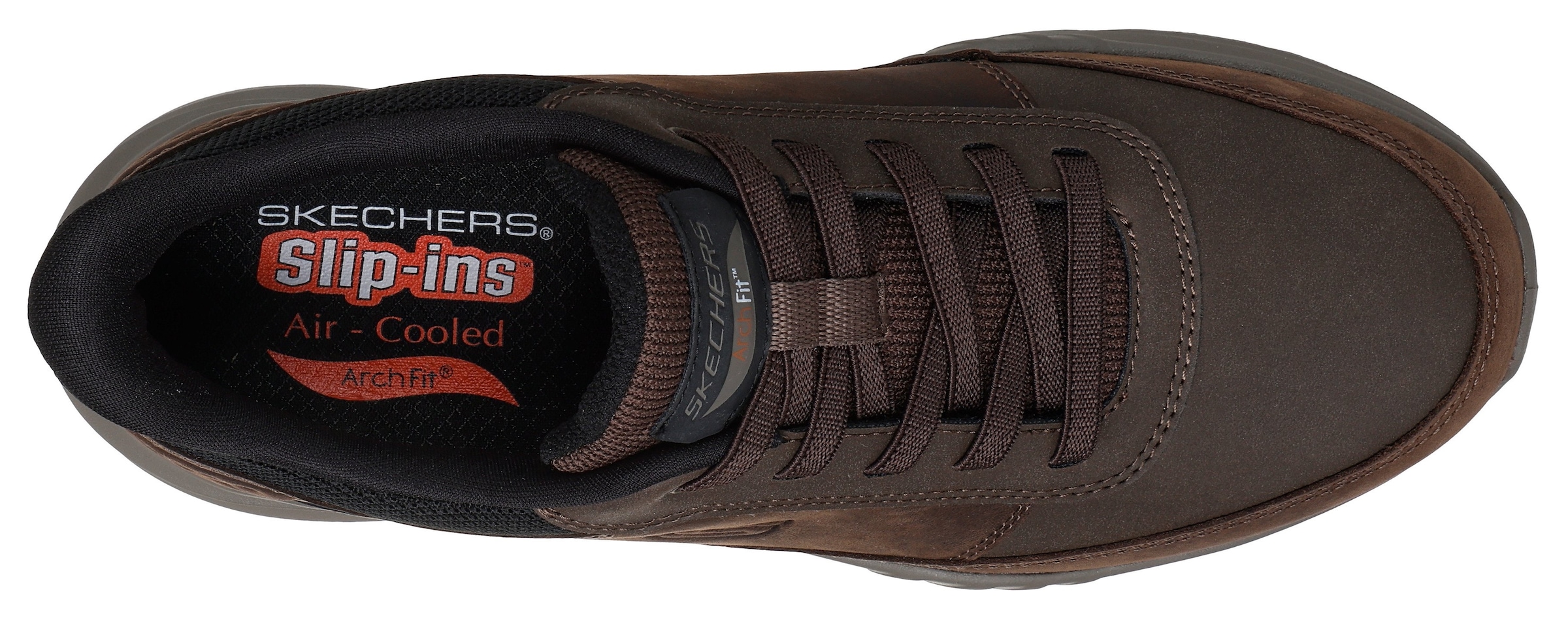 Skechers Slip-On Sneaker »ARCH FIT ORVAN«, Schnürschuh, Trainingsschuh mit Glide Step