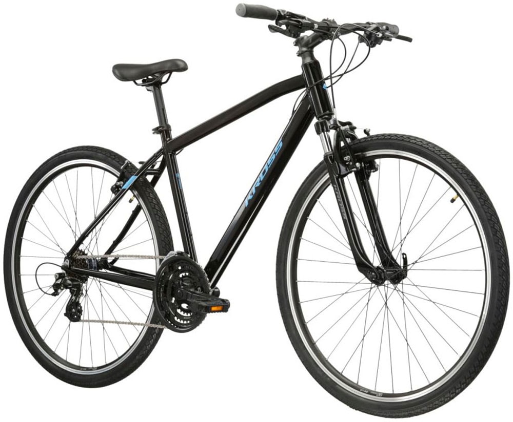 Kross Crossrad »KROSS Crossbike Evado 2.0 28" schwarz 21 Gänge«, 21 Gang, Shimano, ALTUS M310 Schaltwerk, Kettenschaltung