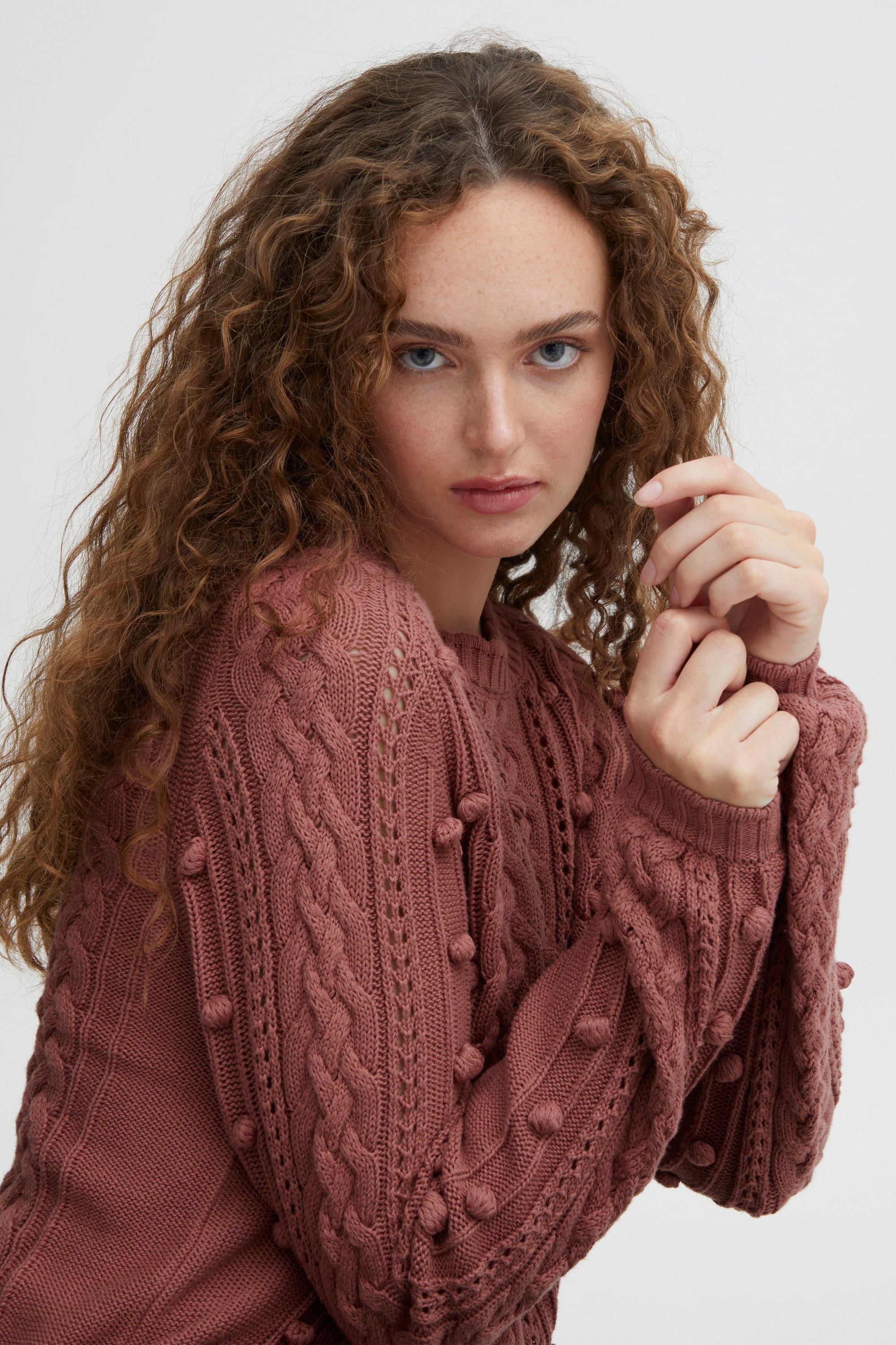 ATELIER RÊVE Strickfleece-Pullover »Strickpullover IRKamelia«