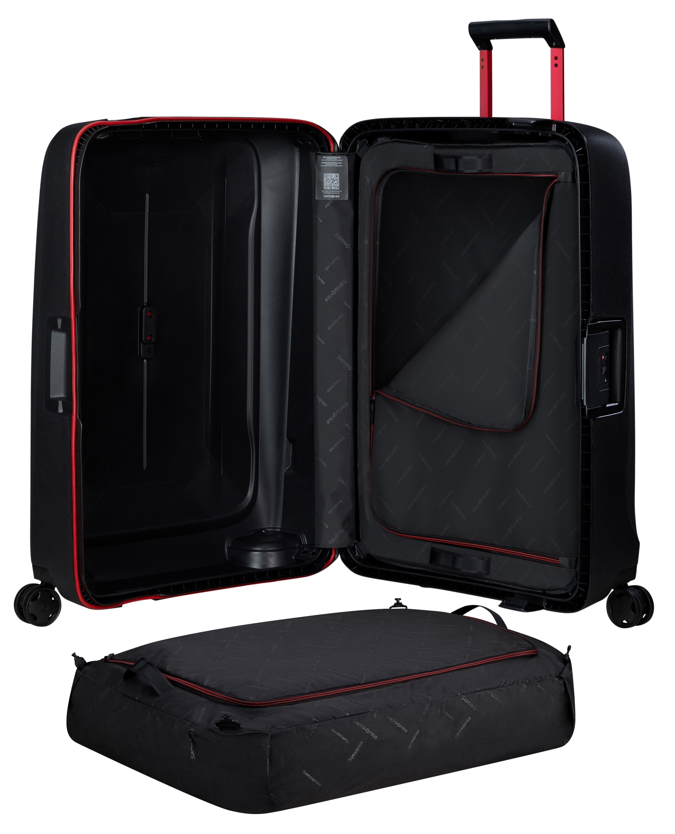 Samsonite Hartschalen-Trolley »ESSENS, verschiedene Größen und Farben«, 4 Rollen, Reisekoffer Hartschalenkoffer Koffer für Flugreisen TSA-Schloss