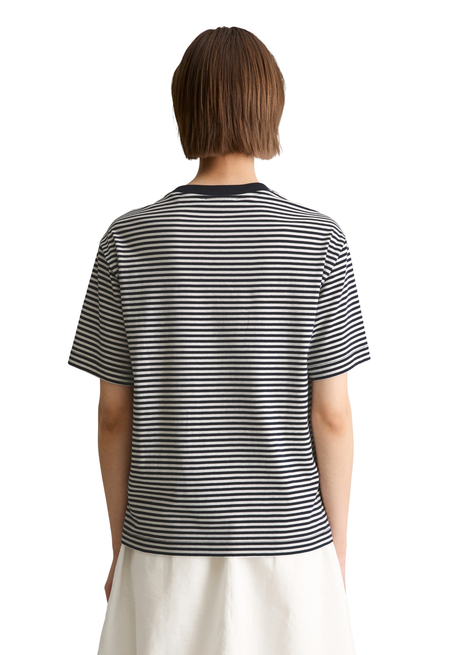 Marc O'Polo DENIM T-Shirt Streifen-T-Shirt regular aus Organic Cotton