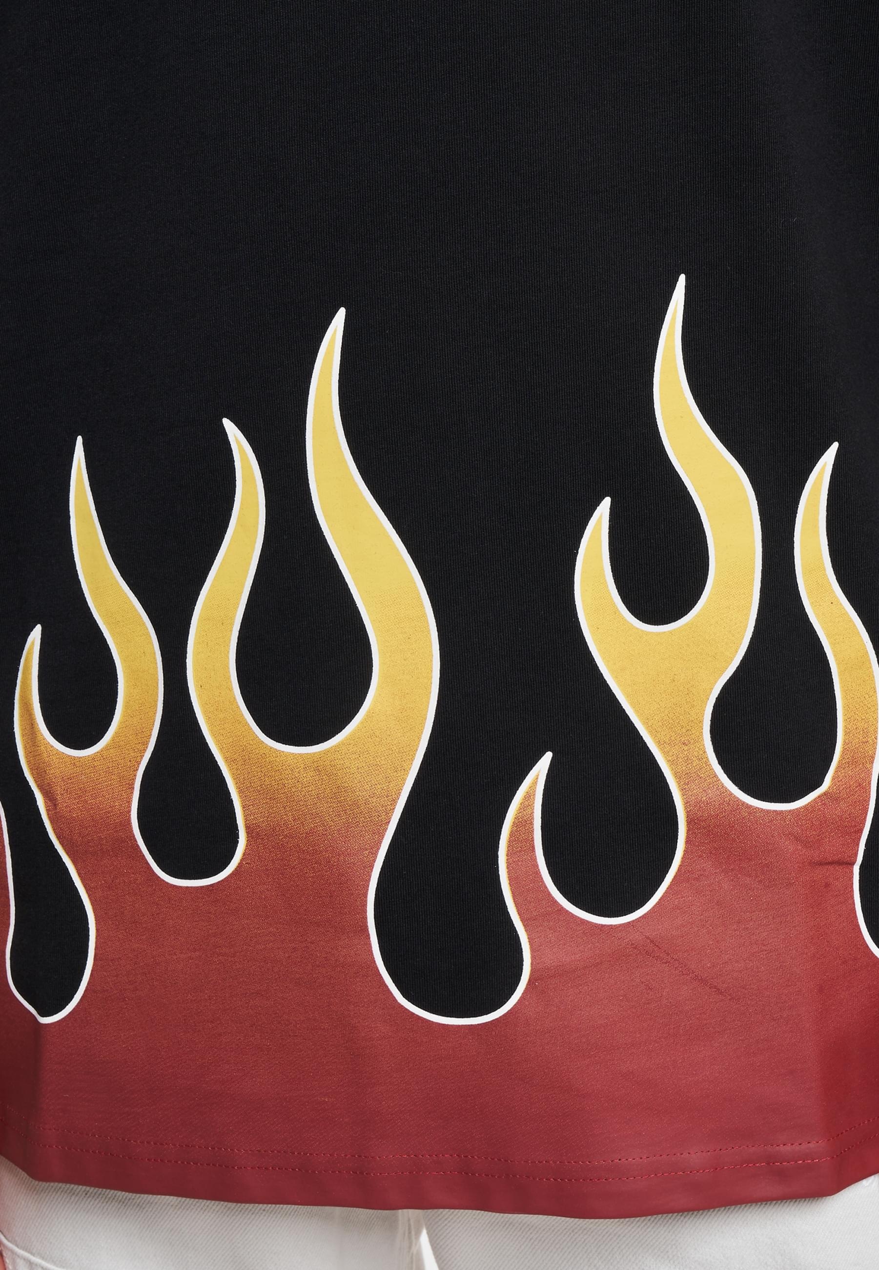 Karl Kani T-Shirt »Karl Kani Herren KM233-002-1 KK Small Signature Flame Tee«, (1 tlg.)