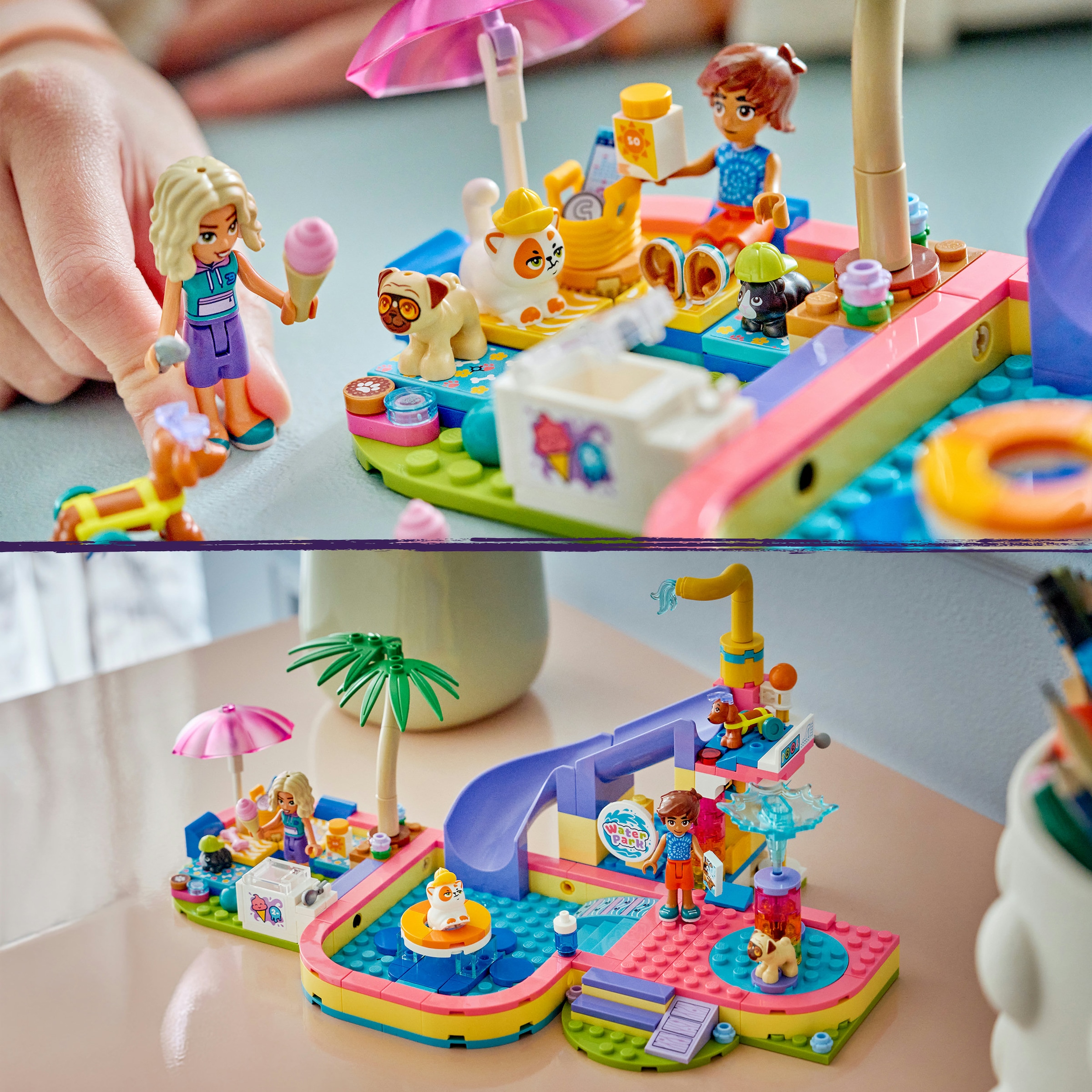 LEGO® Konstruktionsspielsteine »Lustiger Tag im Wasserpark (42676), LEGO Friends« Made in Europe