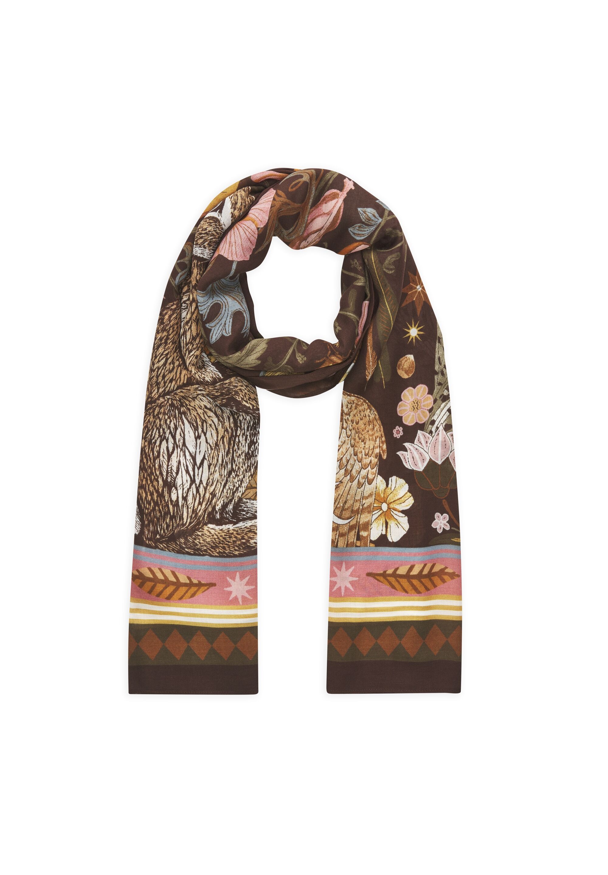 Codello Modetuch "Codello Schal" mit Waldtier-Motiven