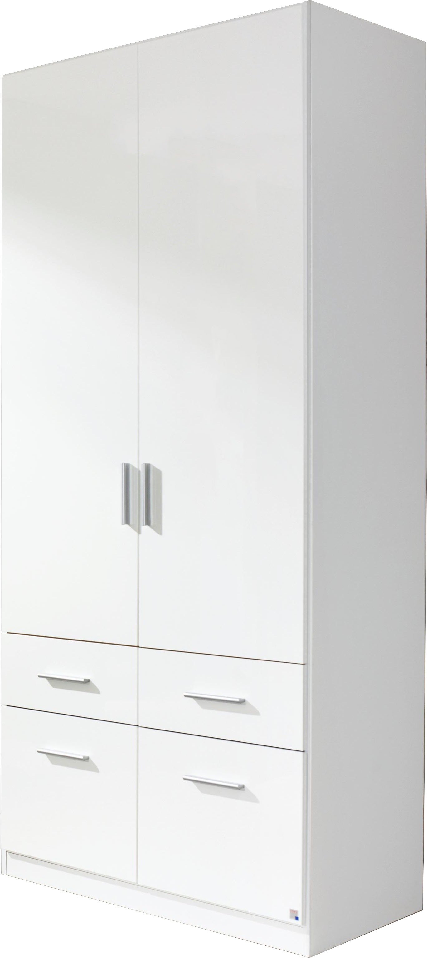 rauch "Kleiderschrank Schrank Garderobe Schlafzimmerschrank CELLE" in 4 Breiten und 2 Höhen, optional mit Schubkästen MADE IN GERMANY