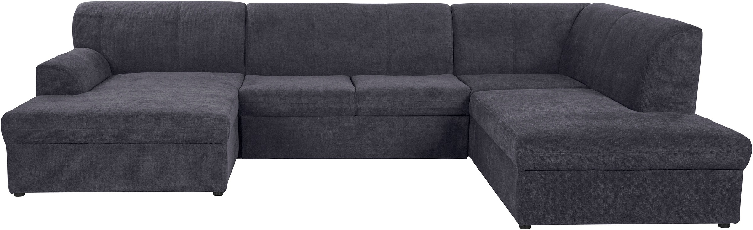 DOMO collection Wohnlandschaft »Topper, elegant und zeitlos, komfortabel, U-Form«, wahlweise mit Bettfunktion
