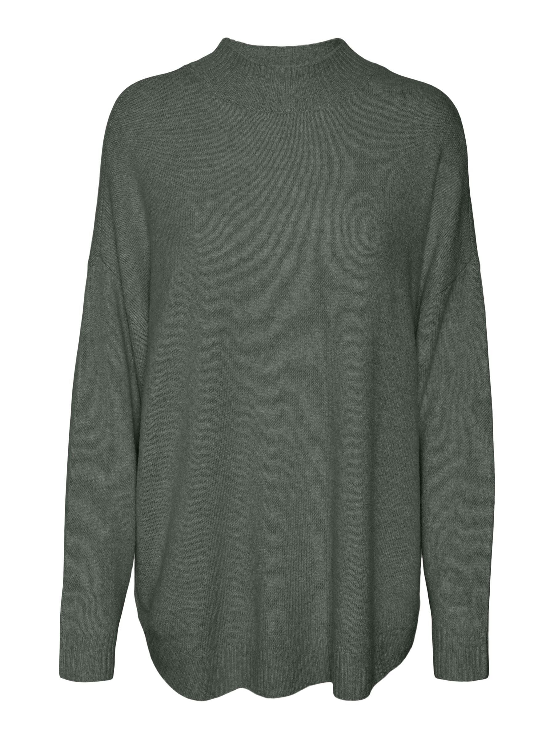 Vero Moda Strickpullover »VMPLAZA LS HIGHNECK LONG PULLOVER GA BOO«