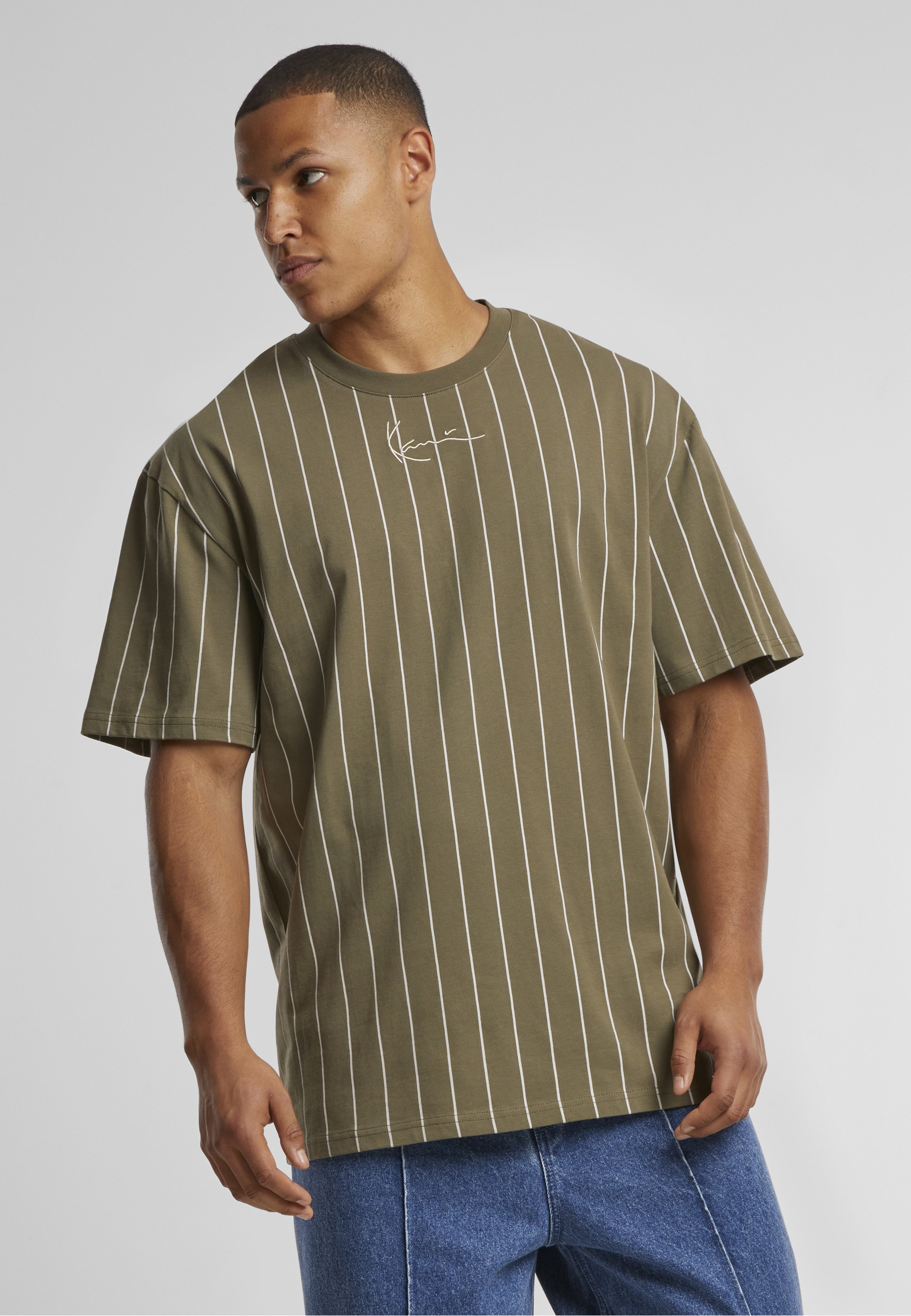 Karl Kani T-Shirt »Karl Kani KK Small Signature Essential Pinstripe Tee« 1 Stk.
