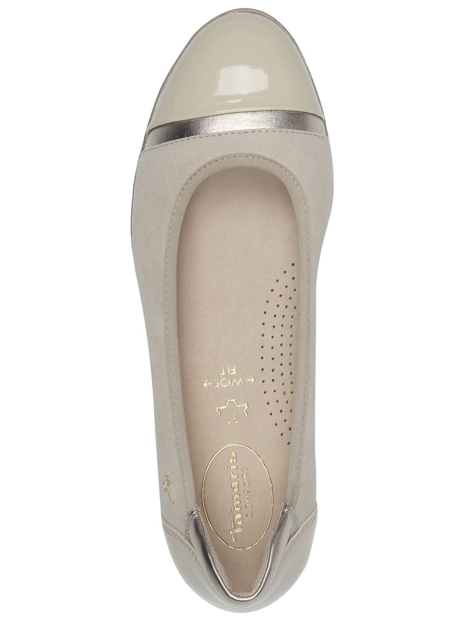 Tamaris Ballerina »Tamaris Ballerinas Leder/Synthetik«
