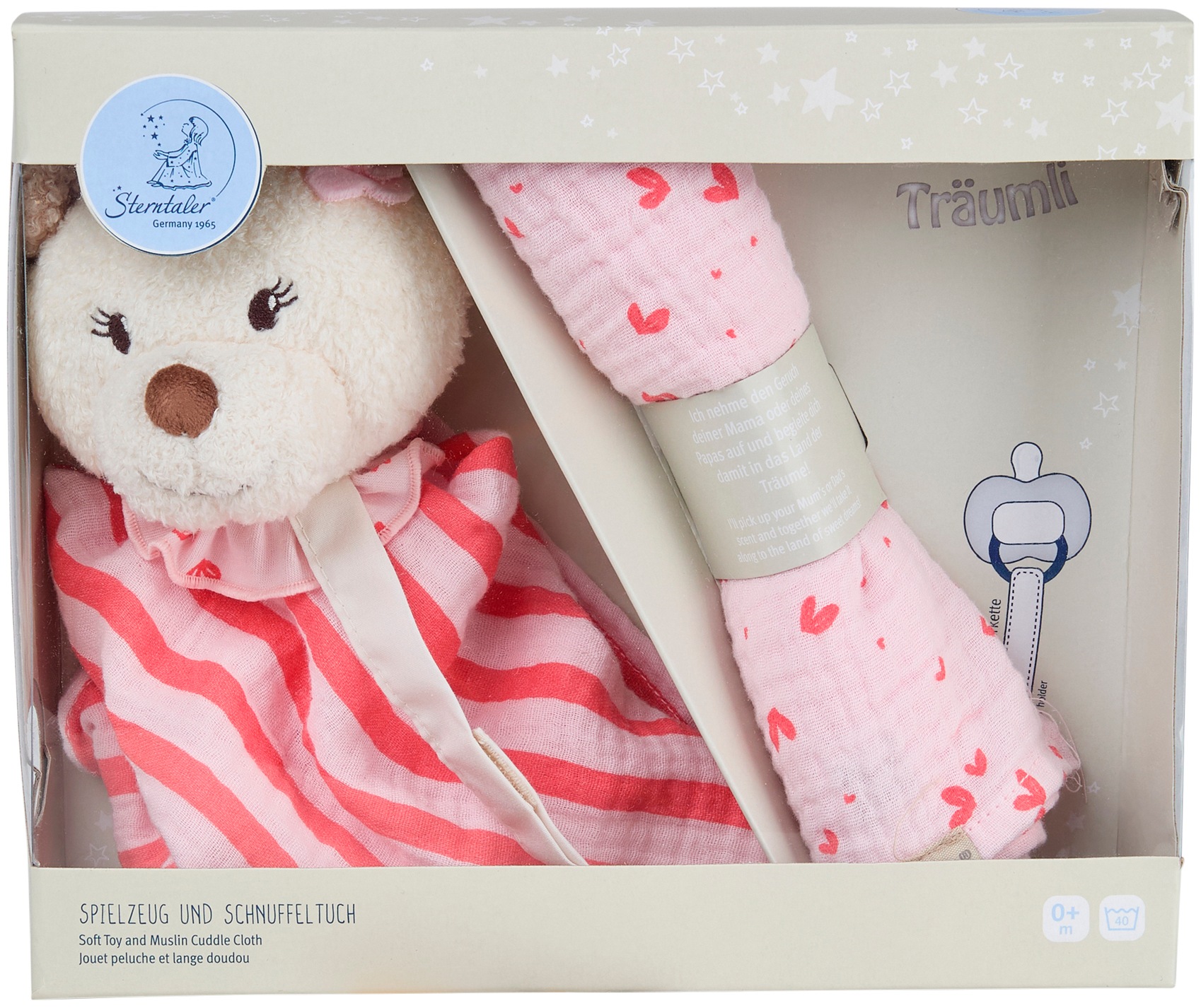 Sterntaler® Schmusetuch »Träumli-Set BÄR Betty« Set, 2 tlg.