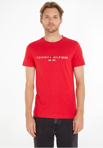 TOMMY HILFIGER Marškinėliai »TOMMY LOGO TEE« iš gryno...