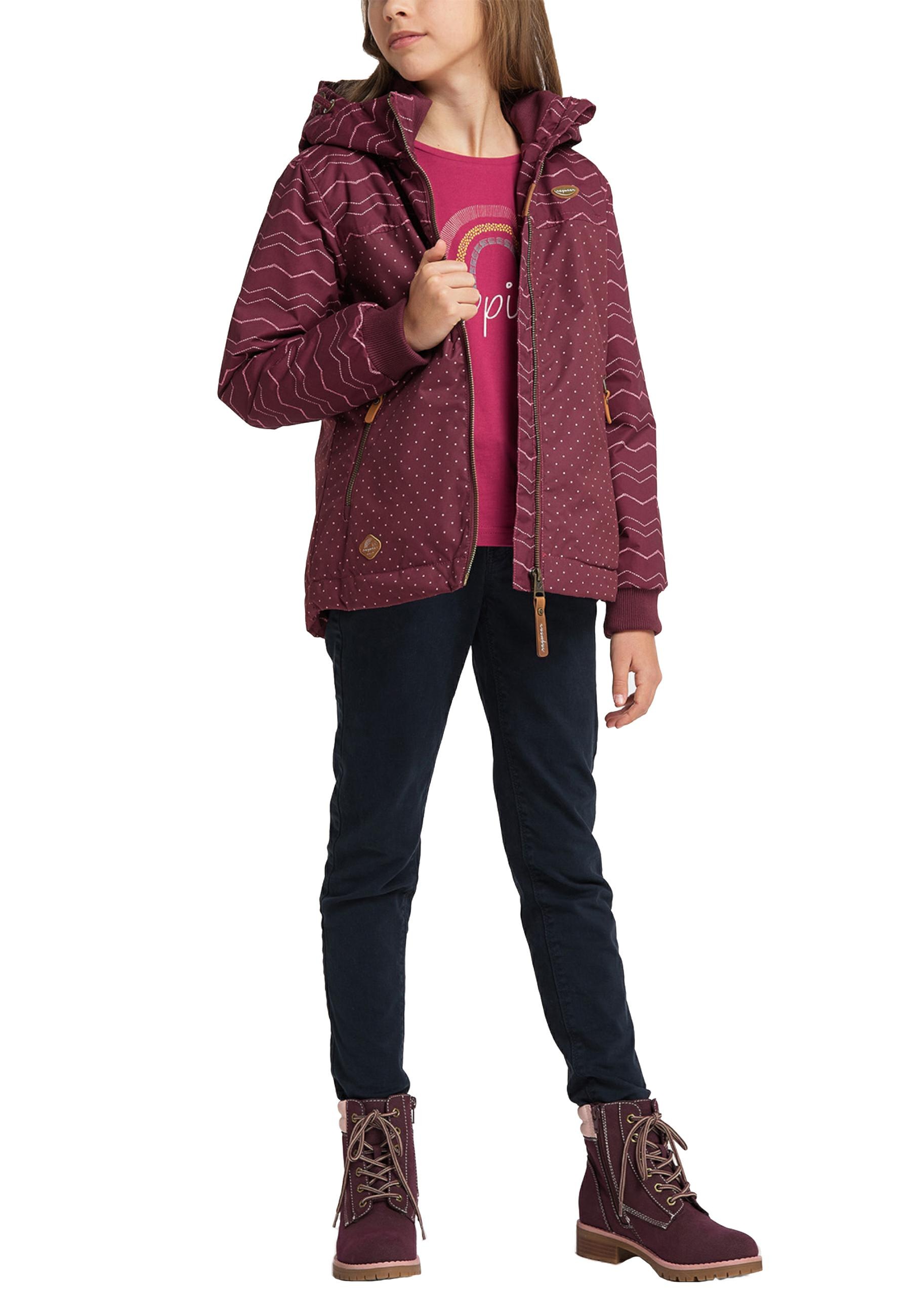 Ragwear Winterjacke »Kristla Chevron«, mit Kapuze, Wasser- und winddichte Outdoorjacke mit Kapuze