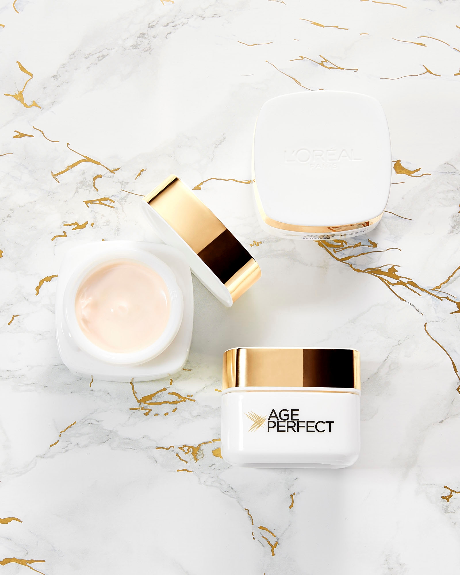 L'ORÉAL PARIS Gesichtspflege-Set »Age Perfect Pro-Kollagen Tag & Nacht«, (2 tlg.)