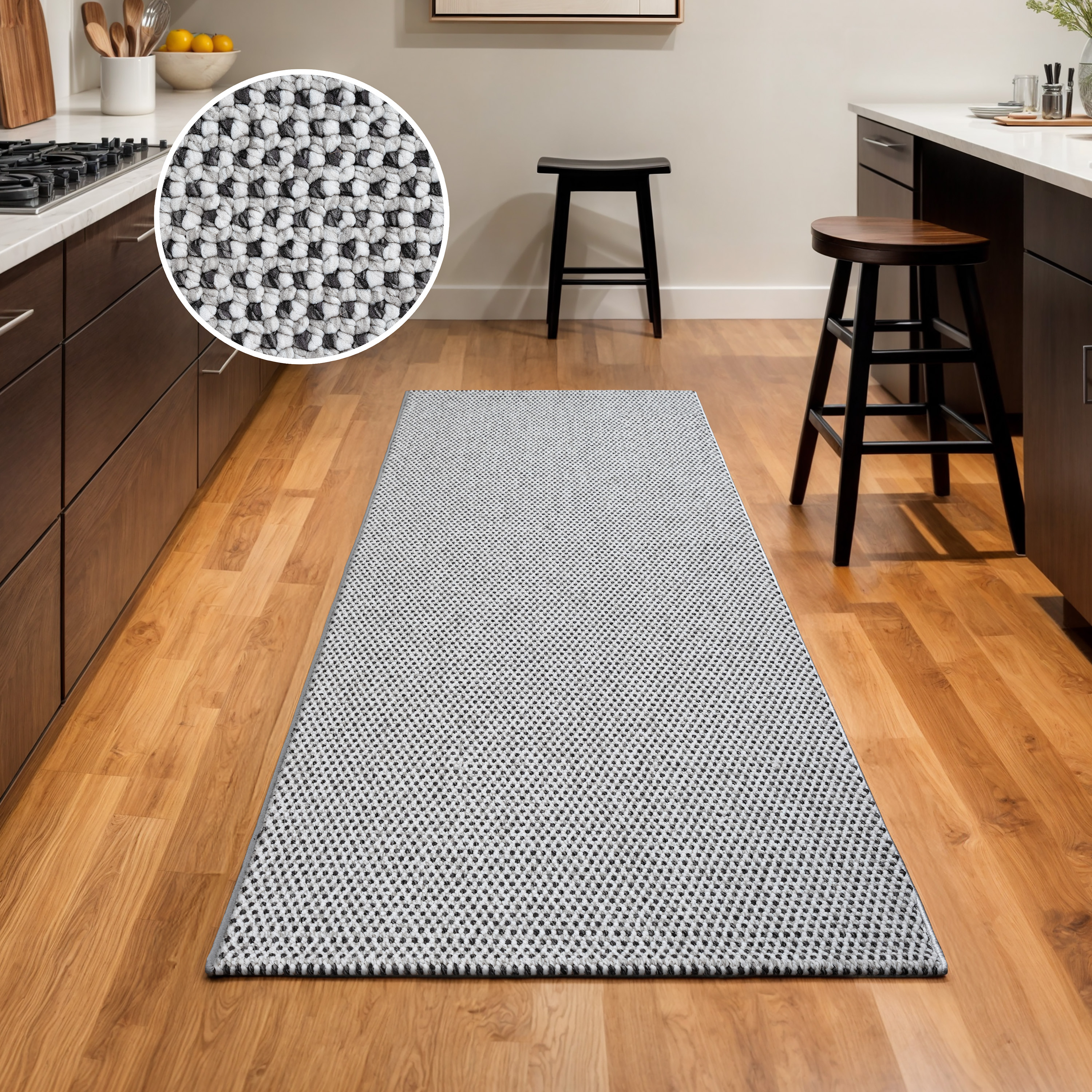 Sanat "Lora Plus, auch als Läufer" rechteckig 5 mm Höhe Kurzflor, uni, gekettelt, Wohnzimmer, Kinderzimmer