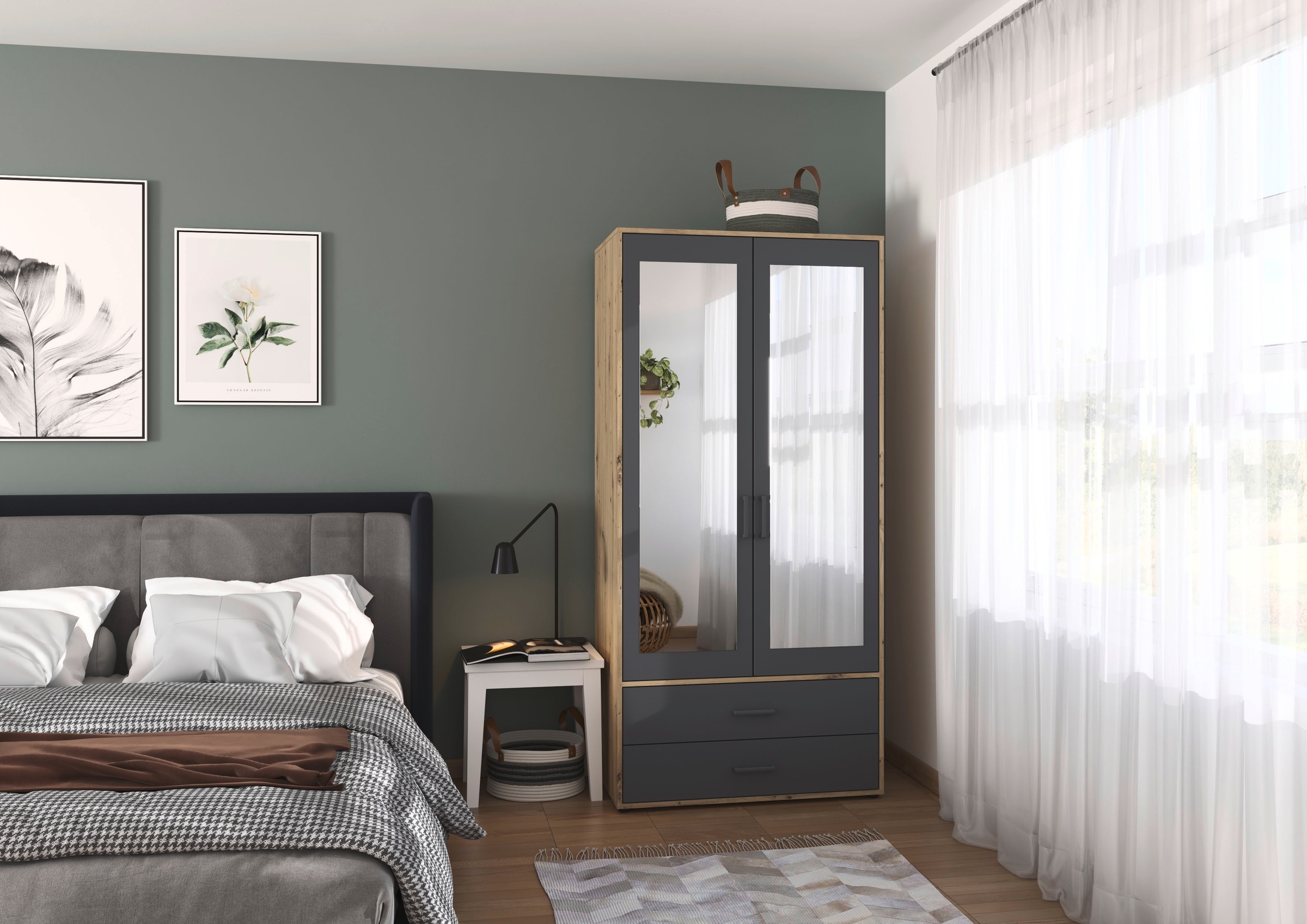 rauch Drehtürenschrank "Kleiderschrank Schrank Garderobe Wäscheschrank VOYA günstig online kaufen